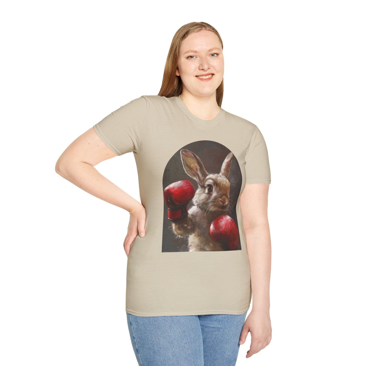 Boxing Bunny - Unisex Softstyle T-Shirt