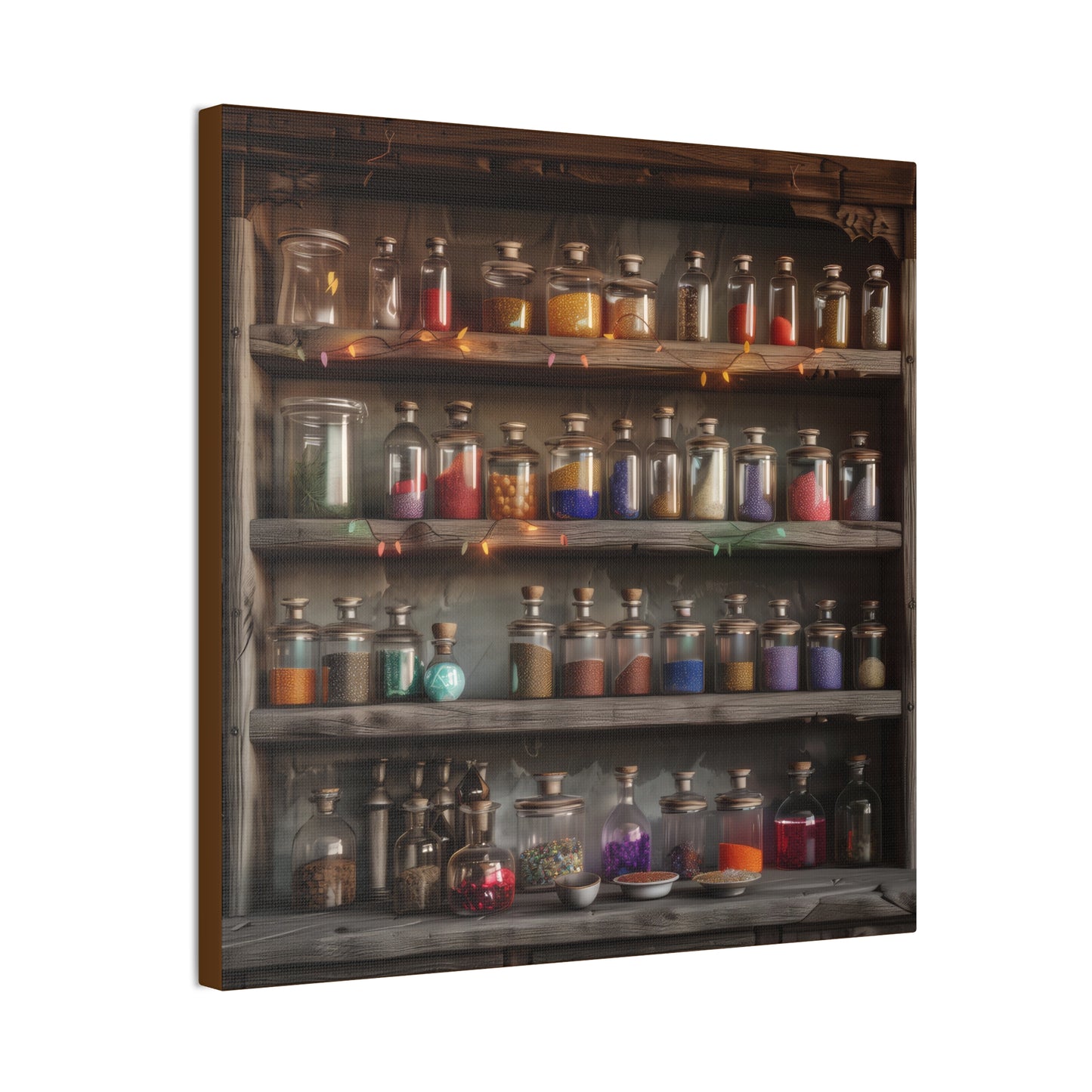 Apothecary Shelves - Canvas Stretched, 0.75"