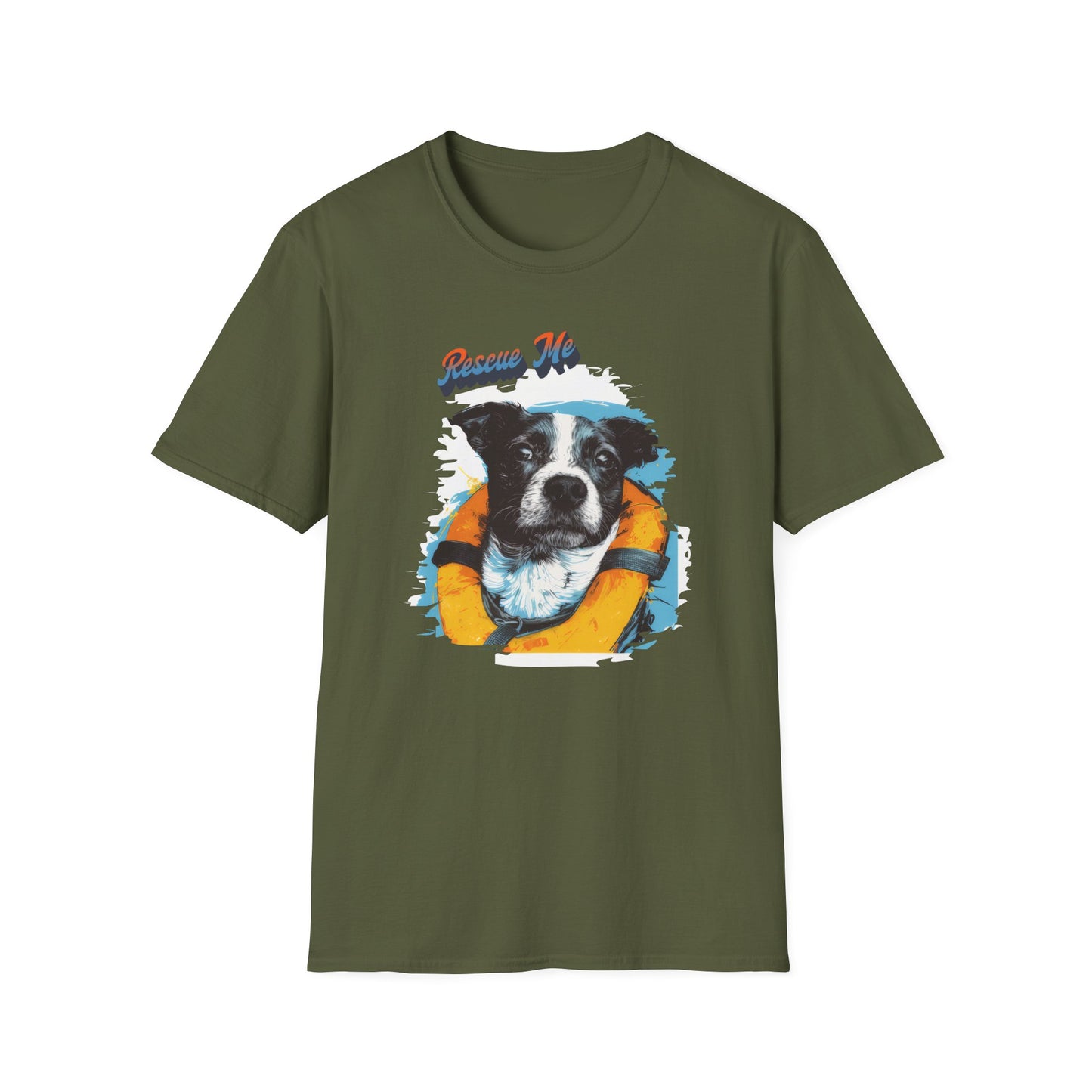 Rescue Dog - Unisex Softstyle T-Shirt