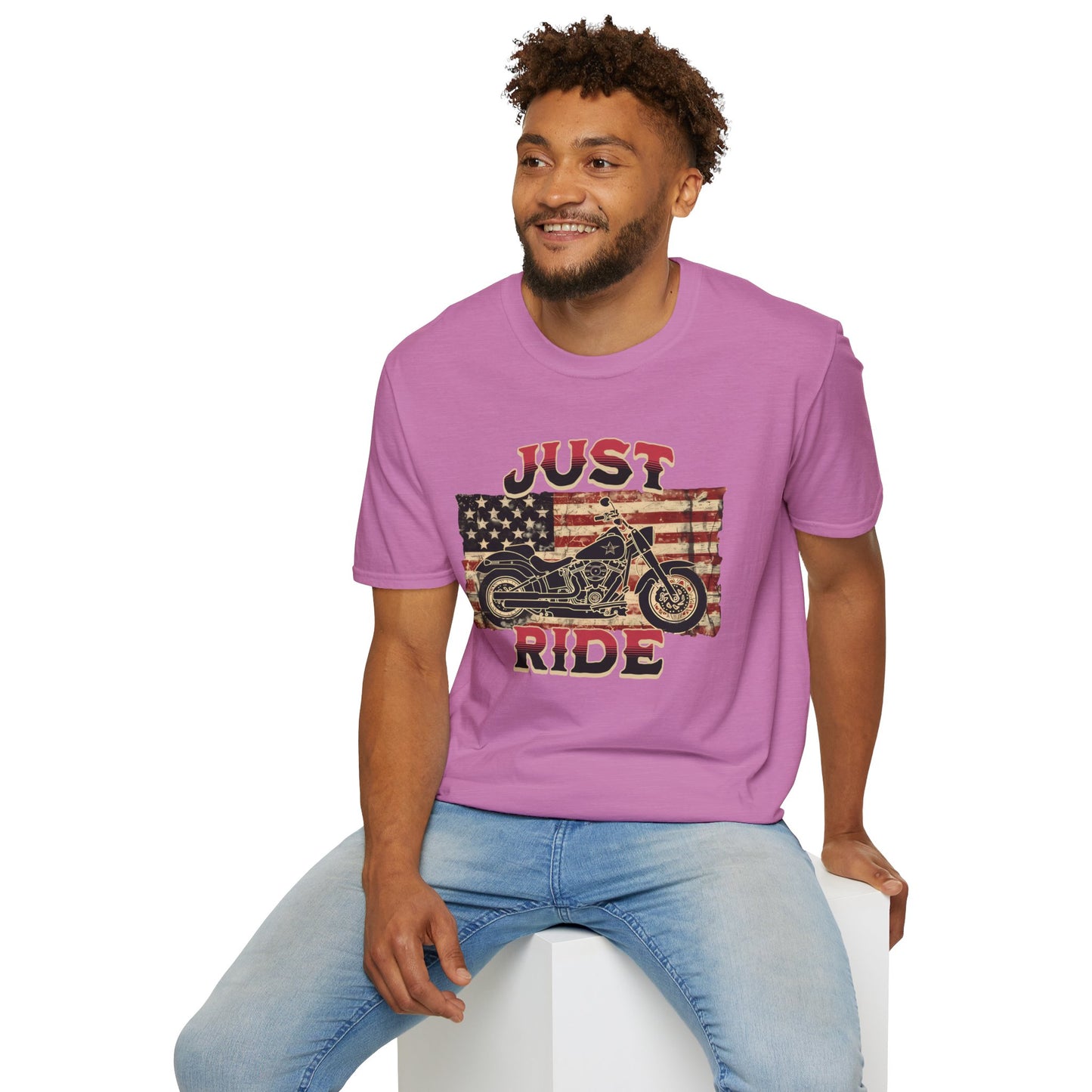 Just Ride - Unisex Softstyle T-Shirt