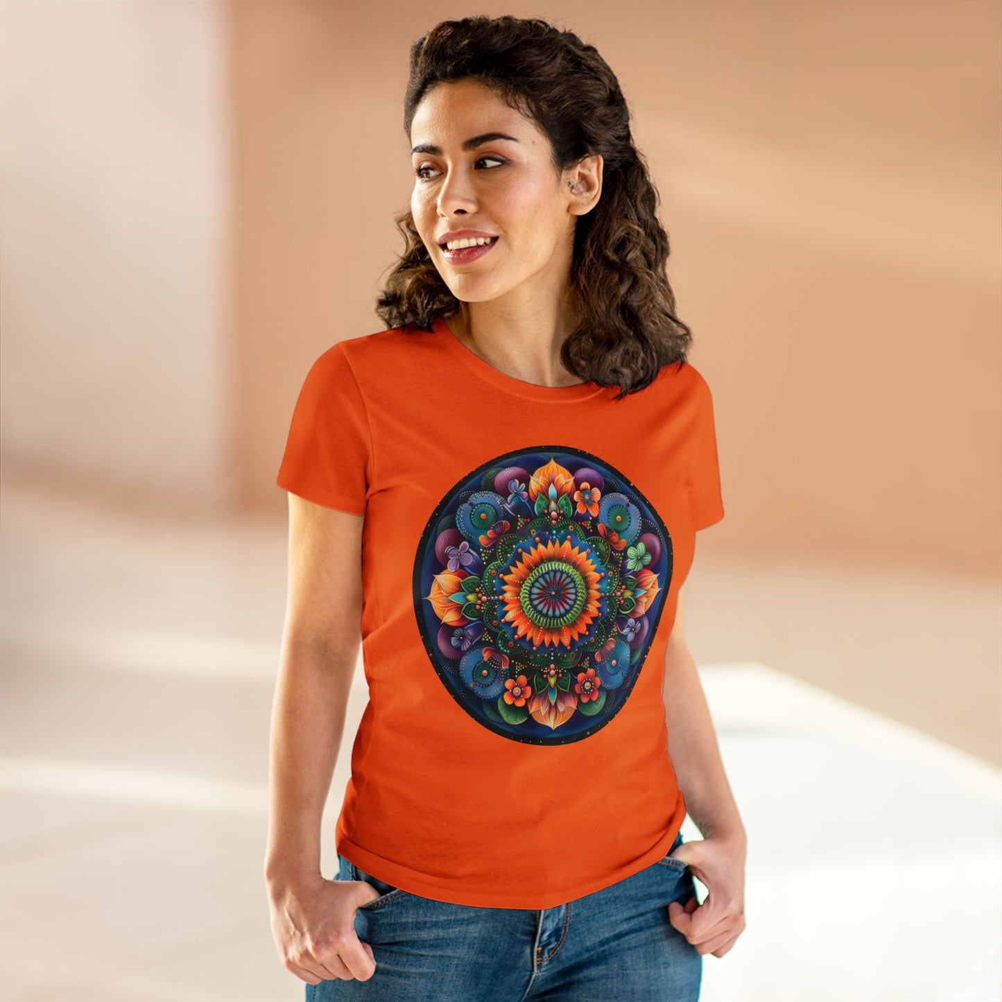 Mandala - Women's Midweight Cotton Tee