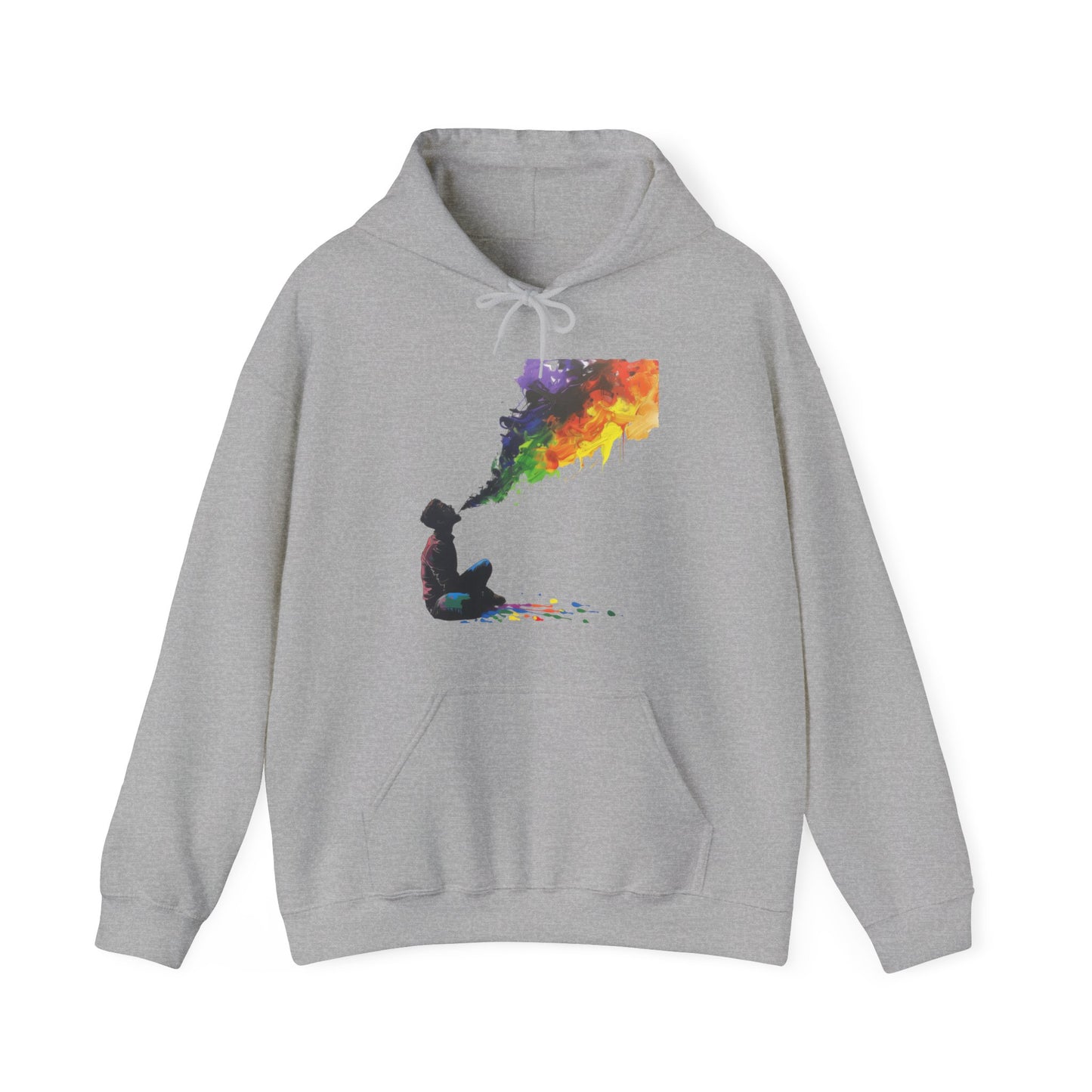 Rainbow Breath - Unisex Heavy Blend™ Hooded Sweatshirt