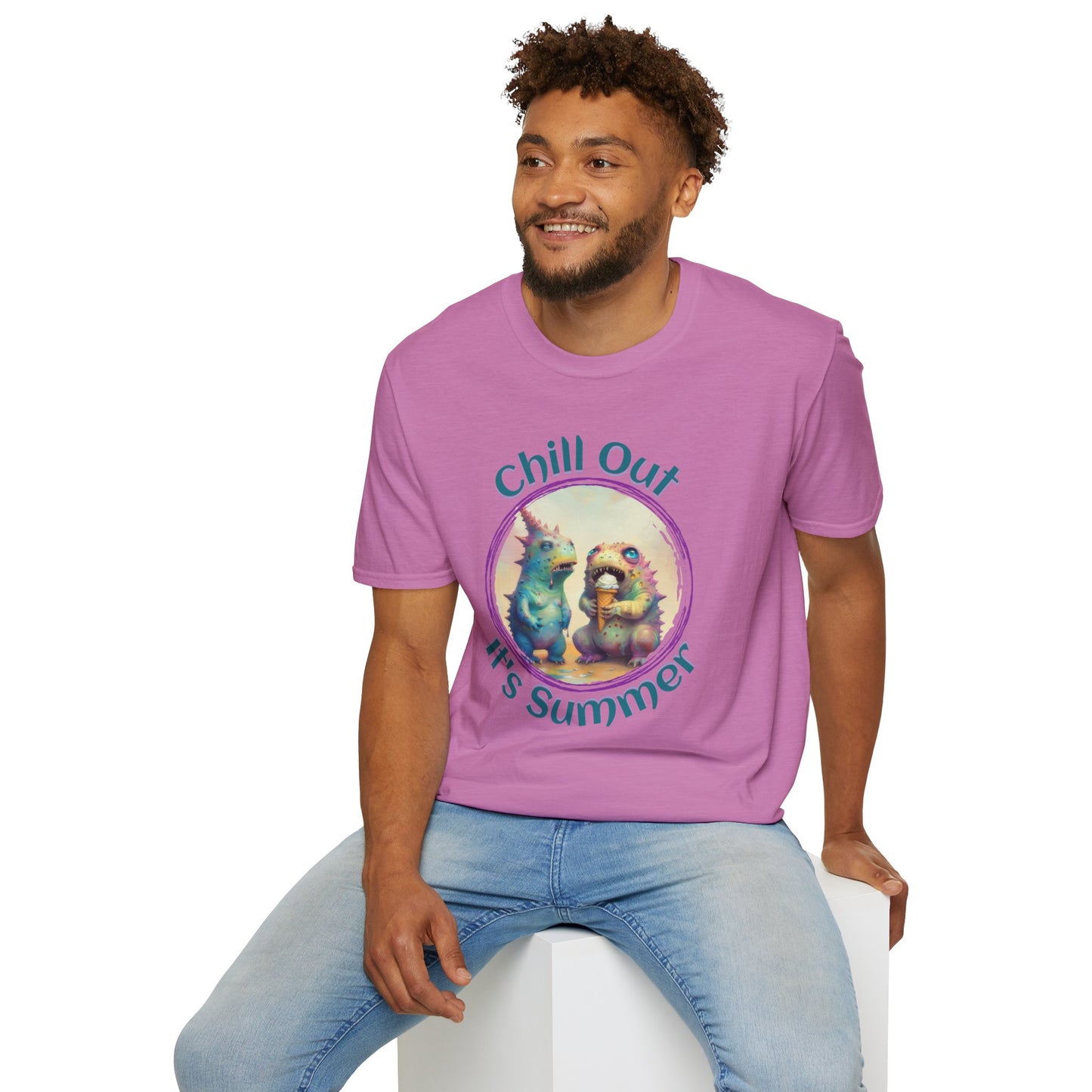 Chill Out, It's Summer - Unisex Softstyle T-Shirt