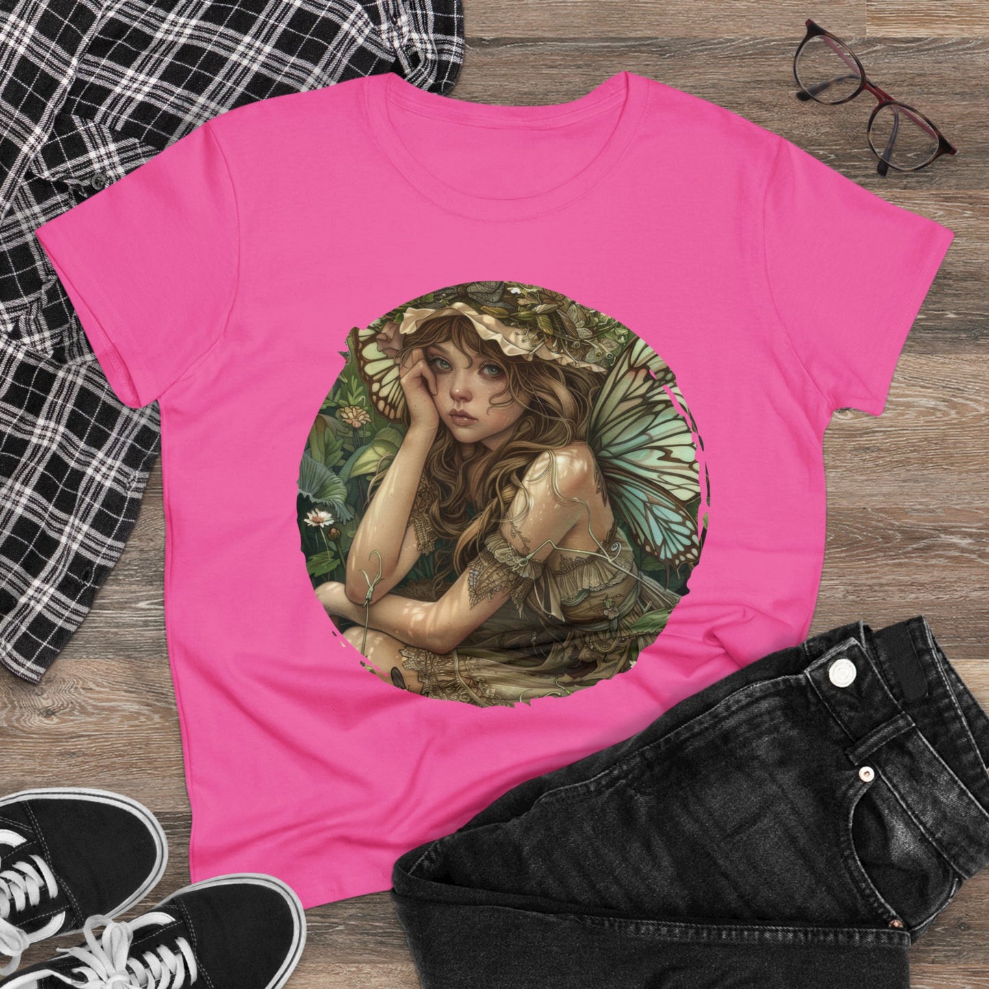 Fairy - Fantasy - Women's Midweight Cotton Tee