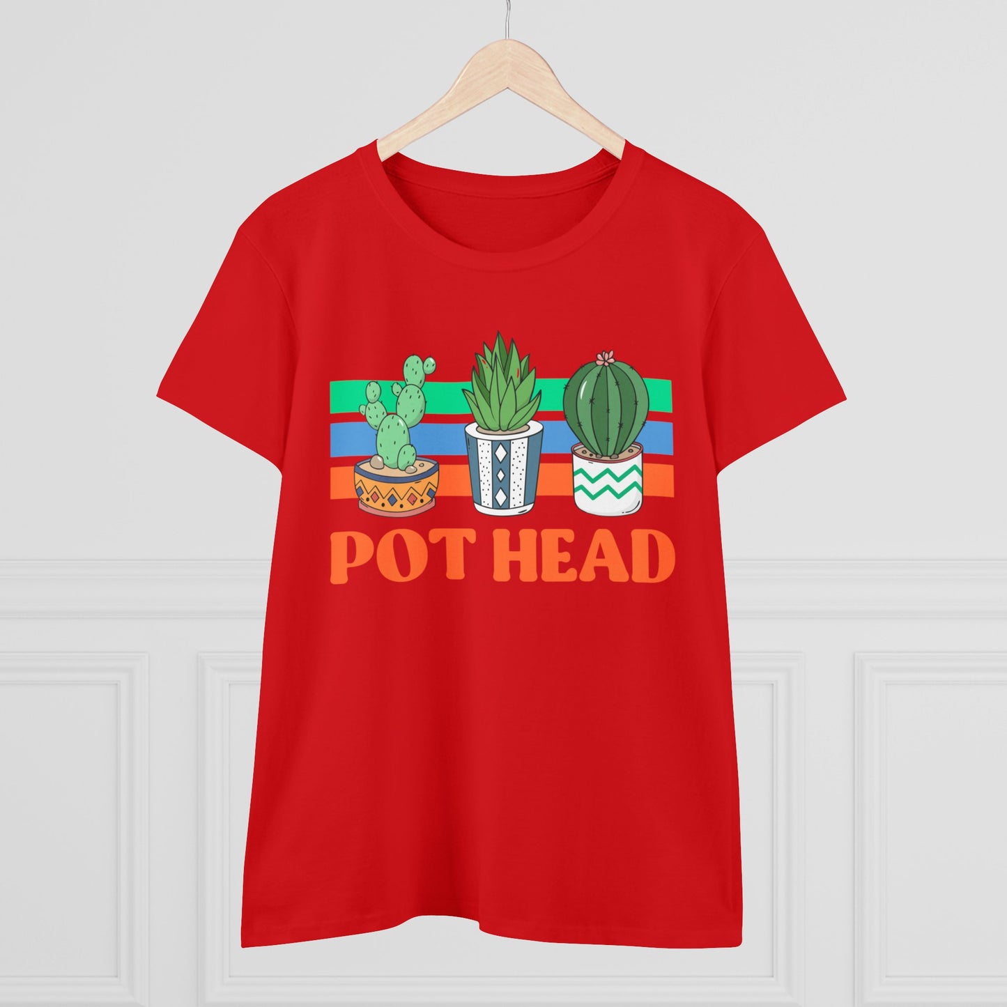 Pot Head - Gardening - Women's Midweight Cotton Tee