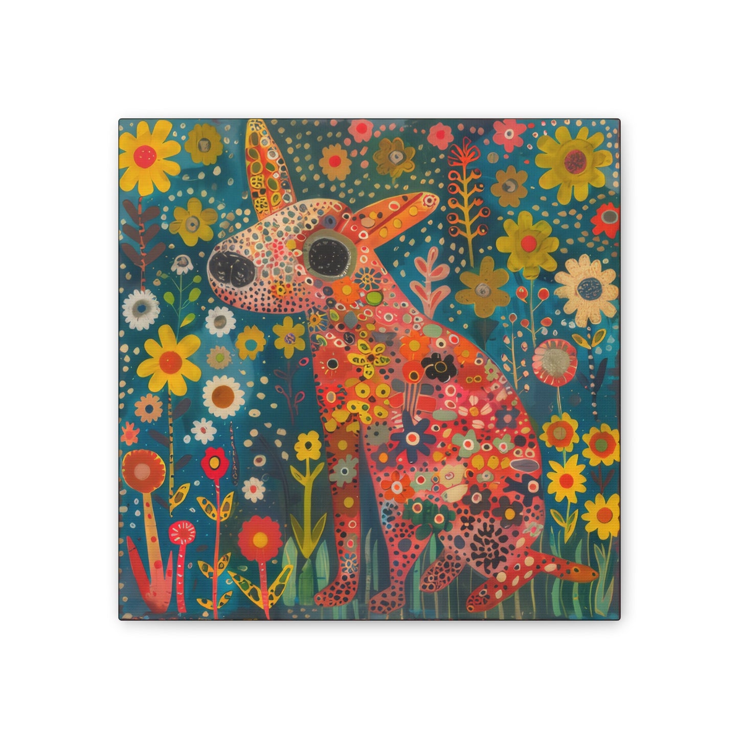 Spring Dog - Canvas Stretched, 0.75"