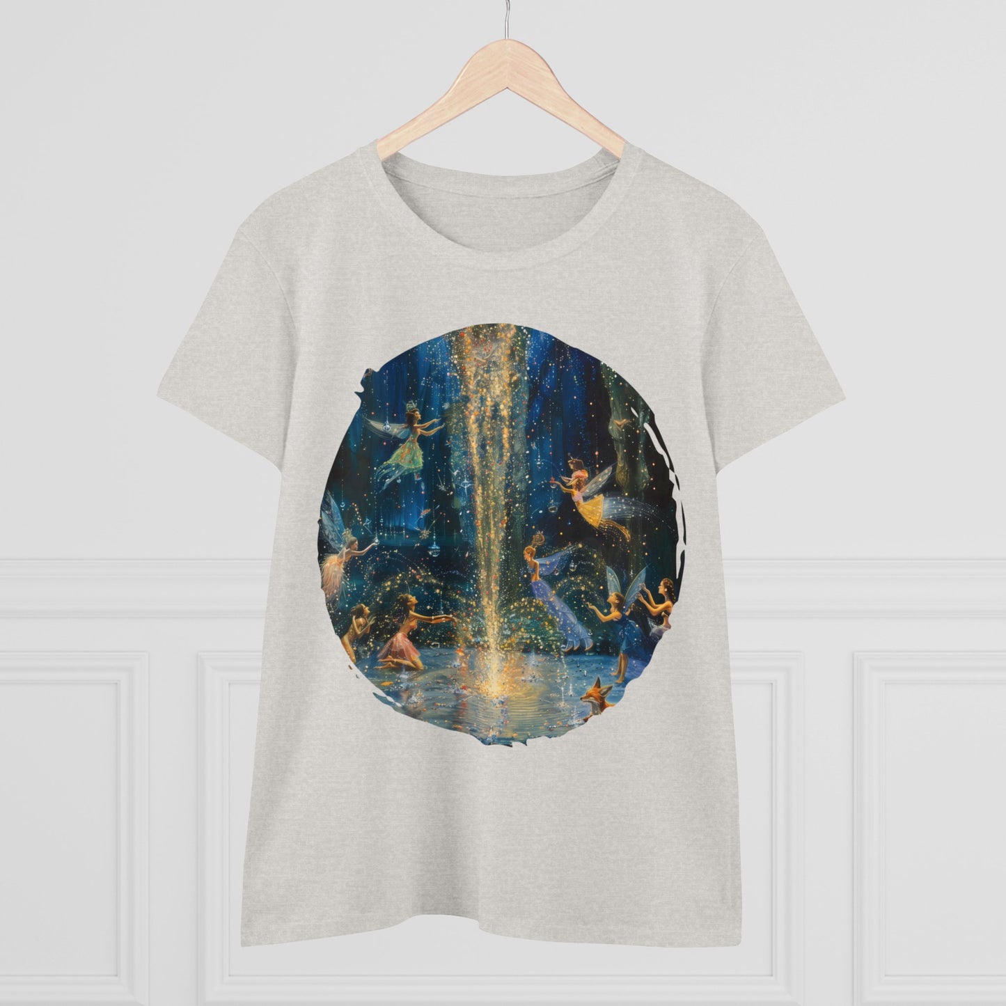 Fairy Celebration - Fantasy - Women's Midweight Cotton Tee