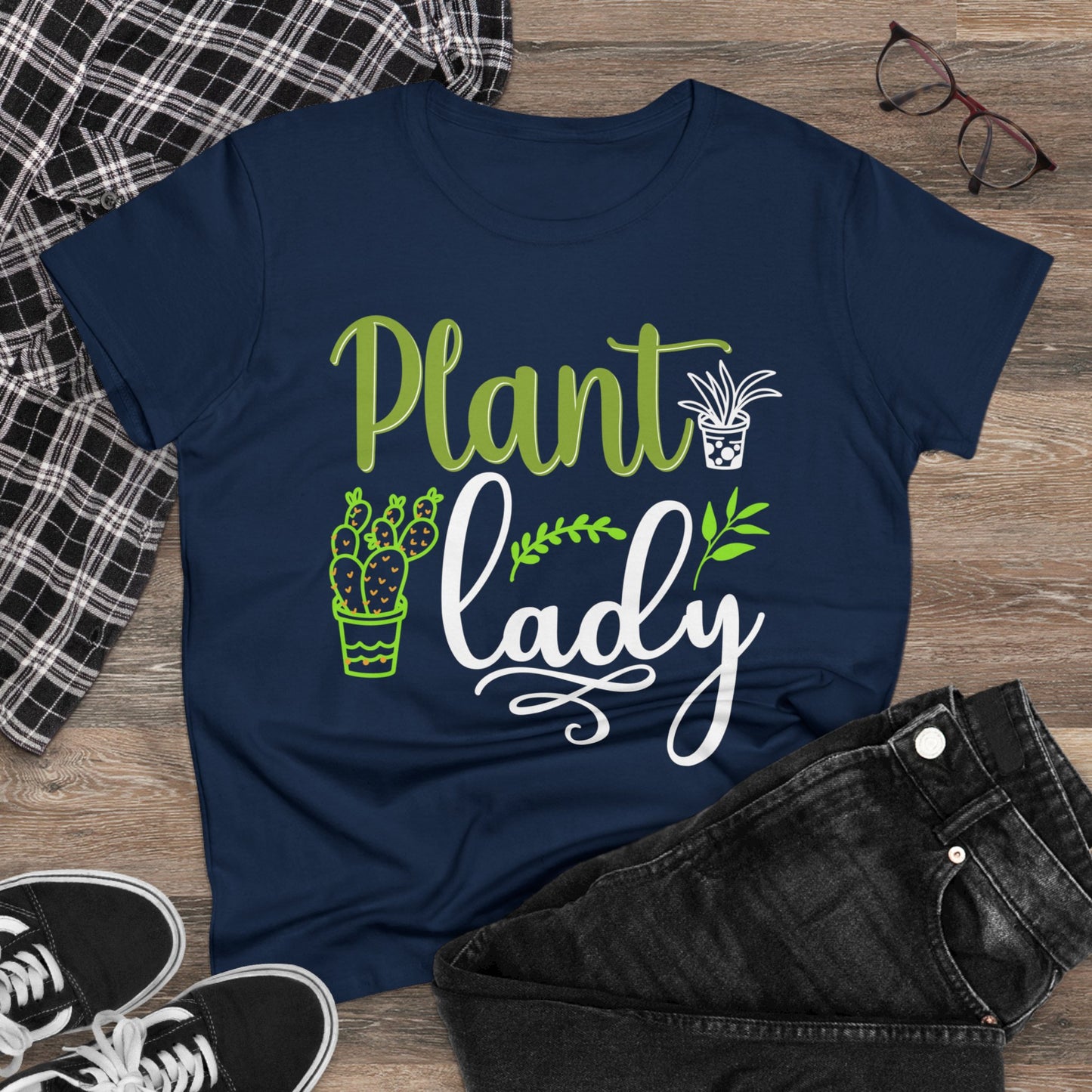 Plant Lady - Gardening - Women's Midweight Cotton Tee