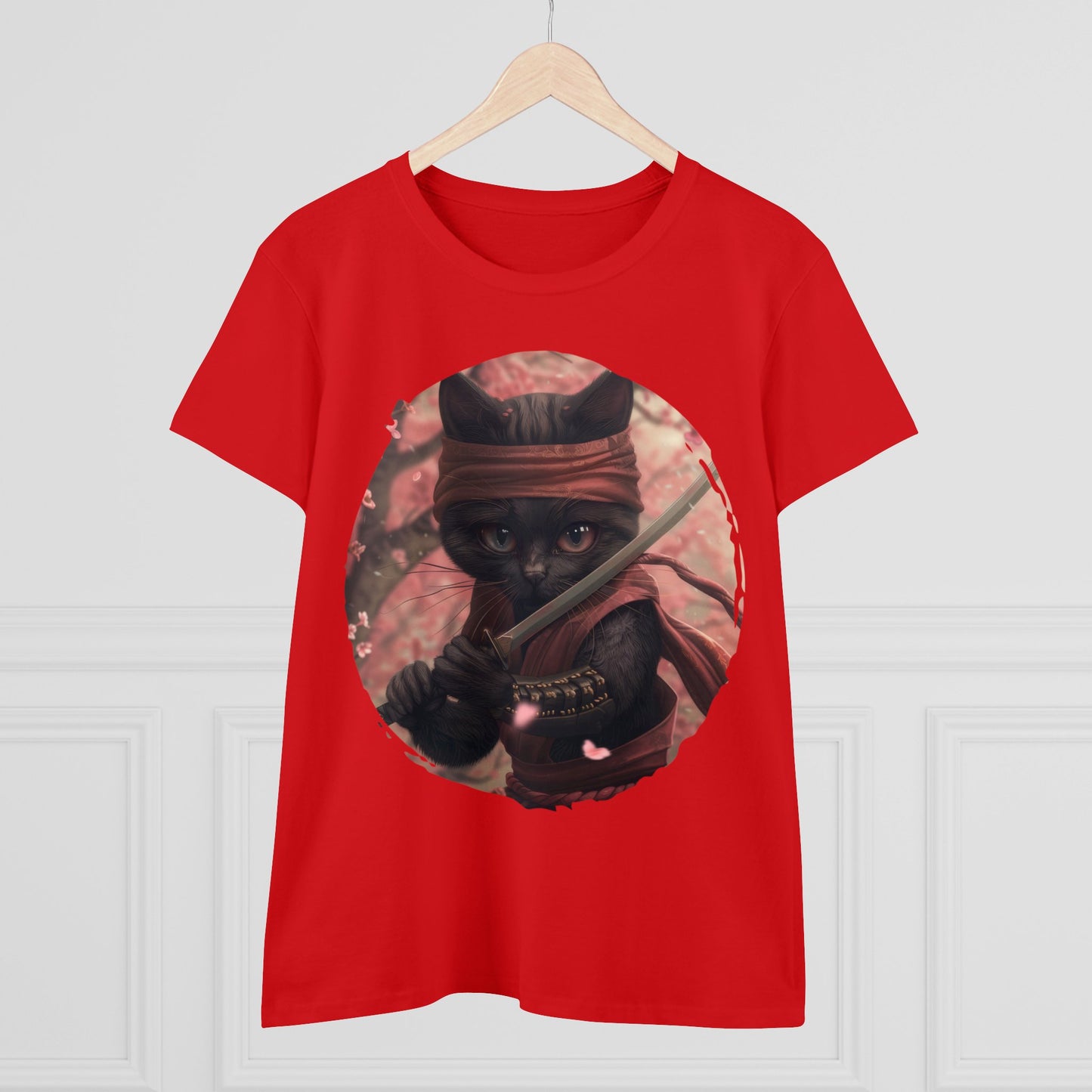 Ninja Kitty - Women's Midweight Cotton Tee