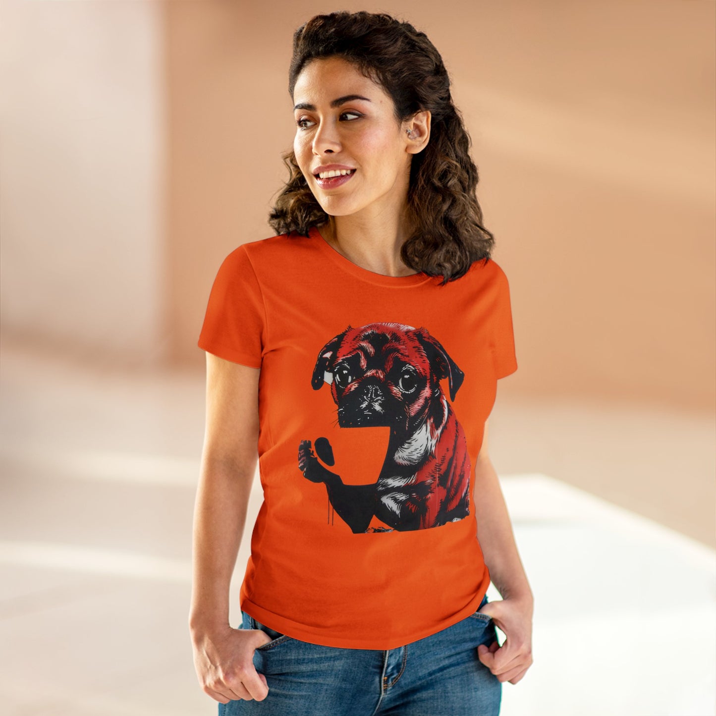 Coffee Dog - Fantasy - Women's Midweight Cotton Tee