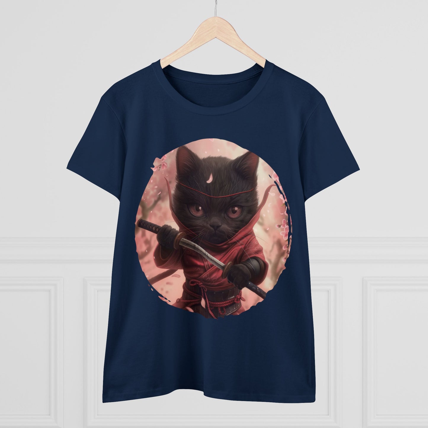 Ninja Kitty - Women's Midweight Cotton Tee