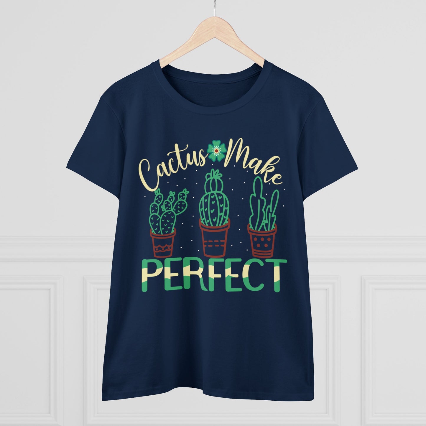 Cactus Makes Perfect - Gardening - Women's Midweight Cotton Tee