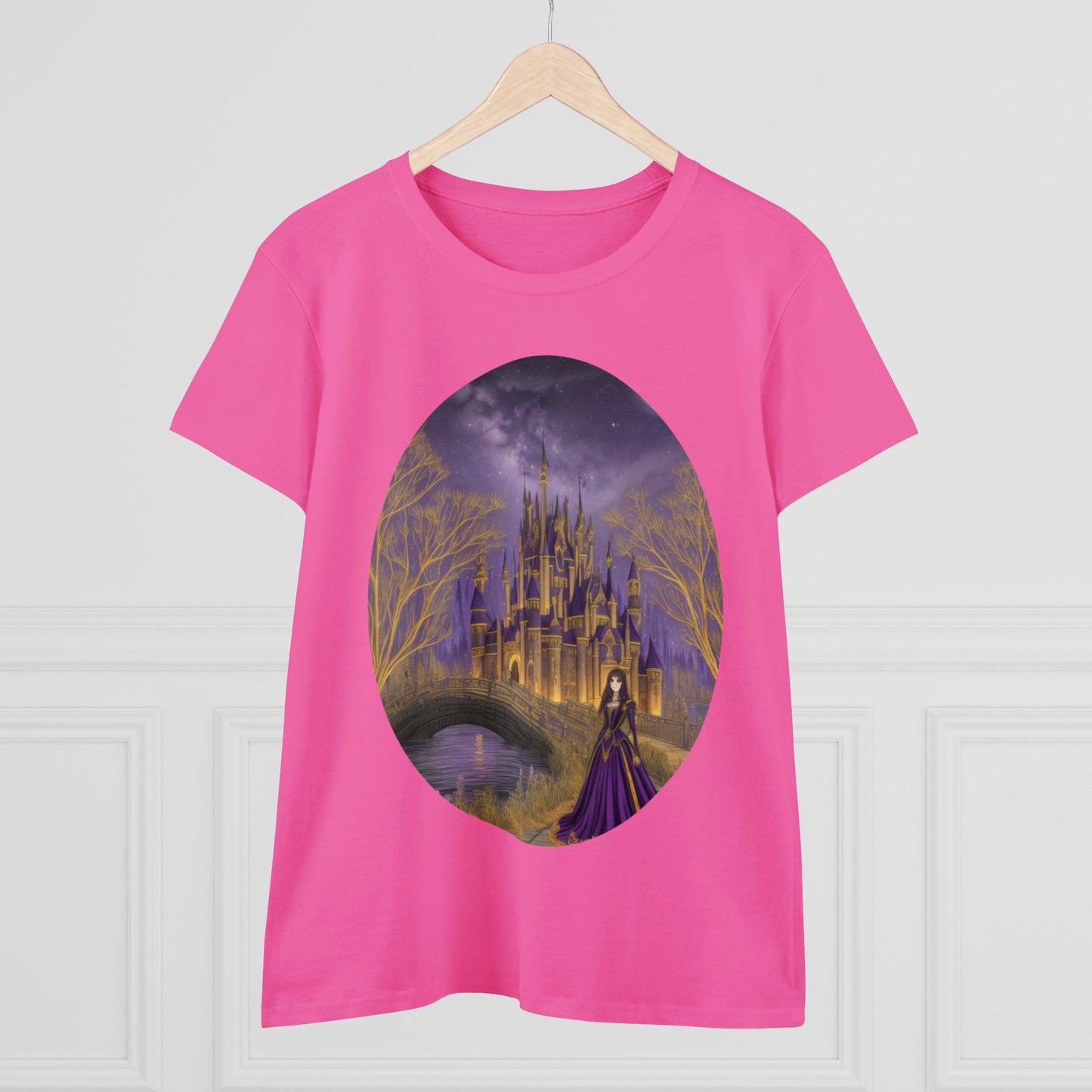 The Purple Castle - Fantasy - Women's Midweight Cotton Tee