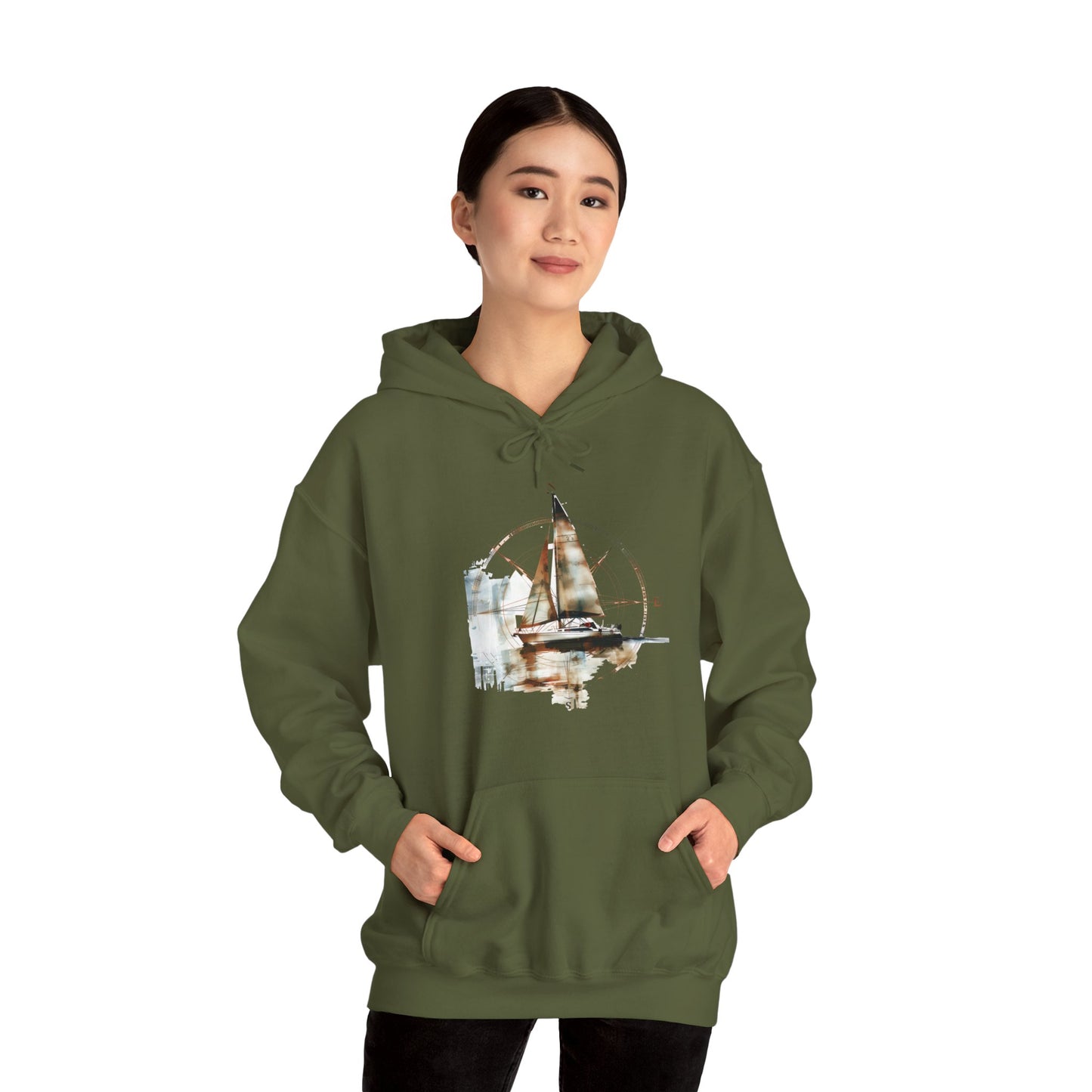 Sailing - Unisex Heavy Blend™ Hooded Sweatshirt