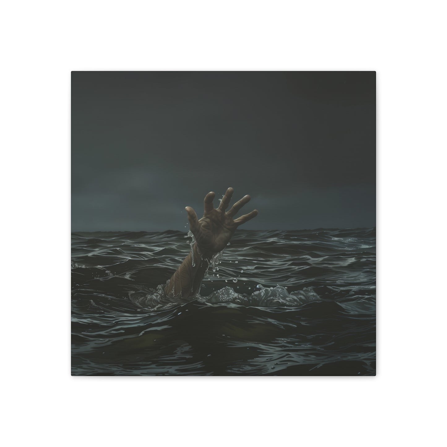 Not Waving But Drowning - Canvas Stretched, 0.75"