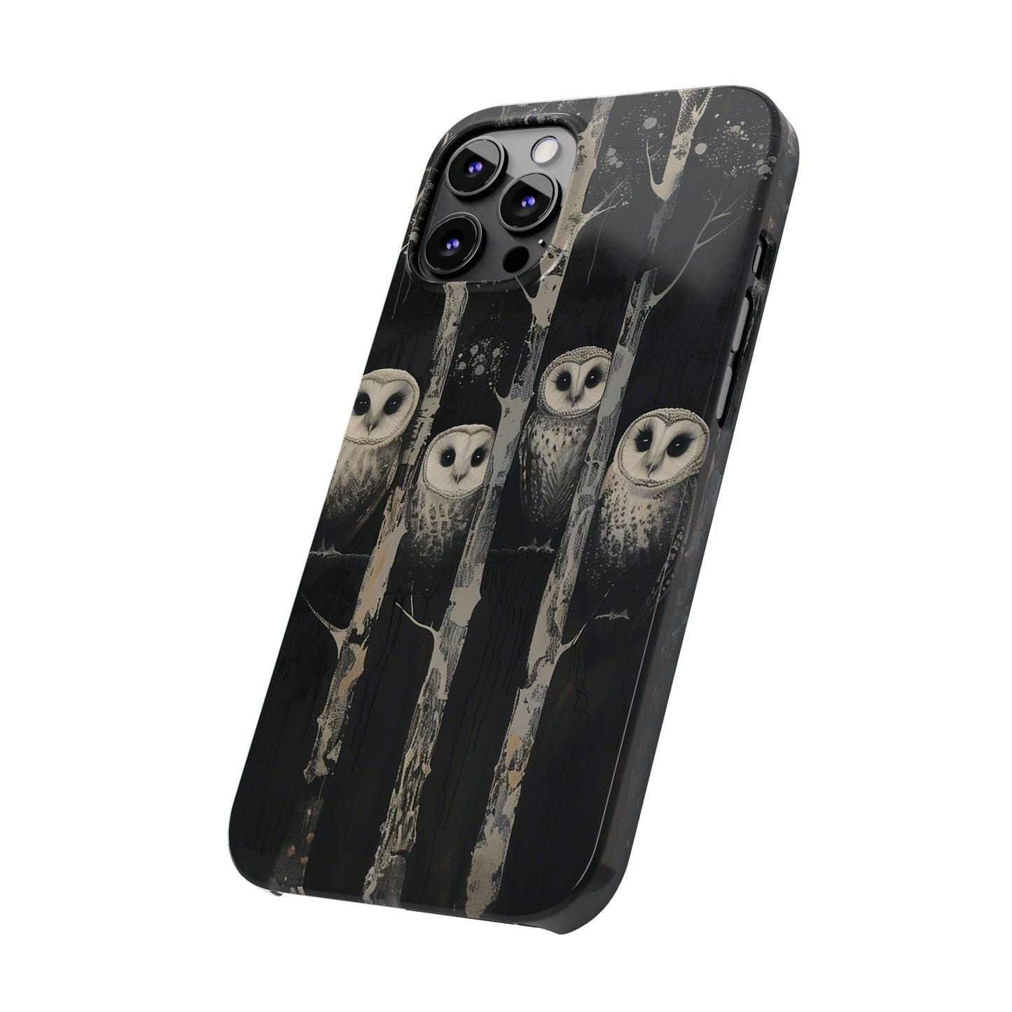 Owls at Night Phone Case