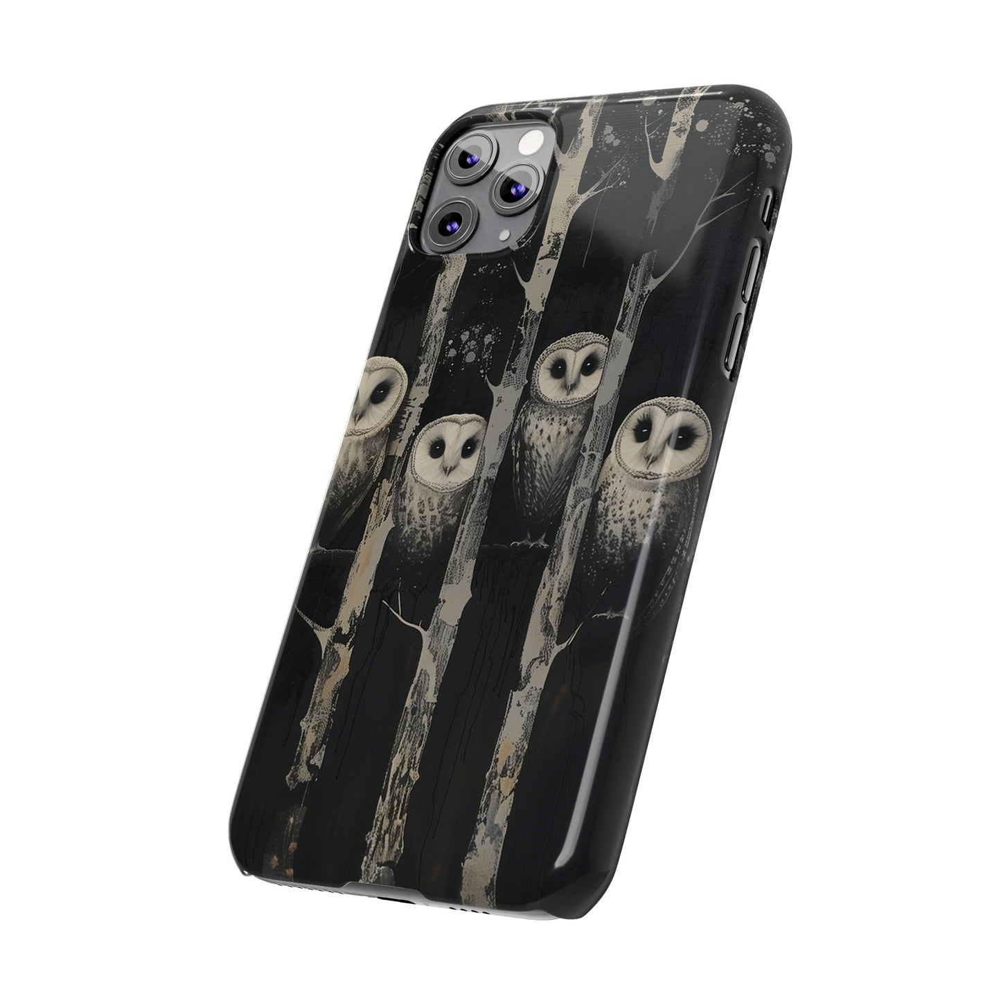 Owls at Night Phone Case