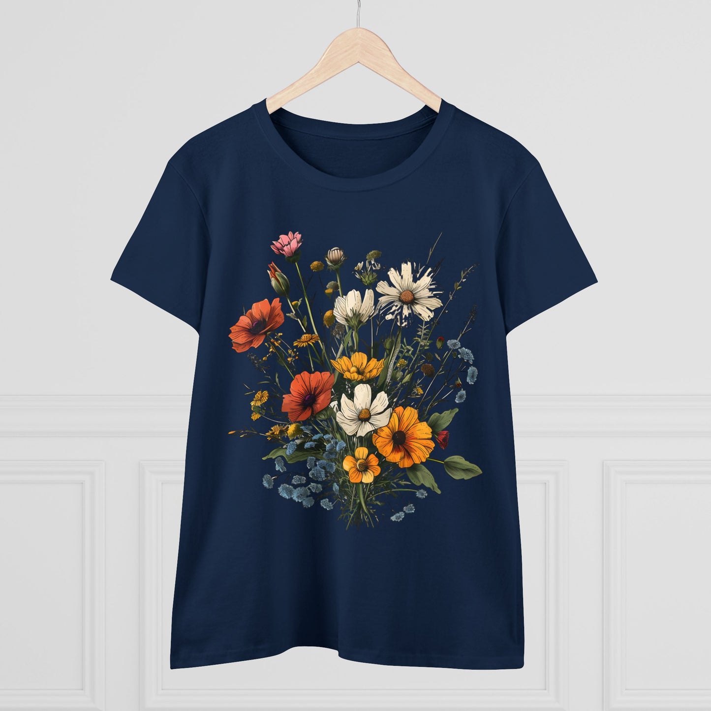 Wildflowers - Women's Midweight Cotton Tee