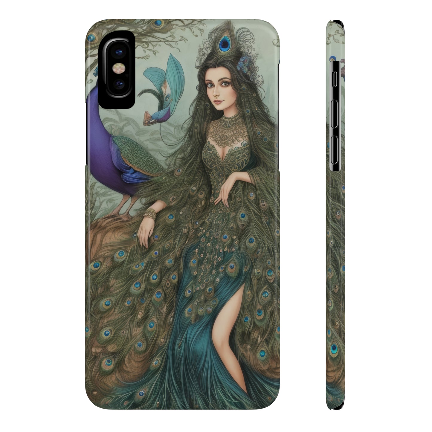 Peacock Witch - Phone Case