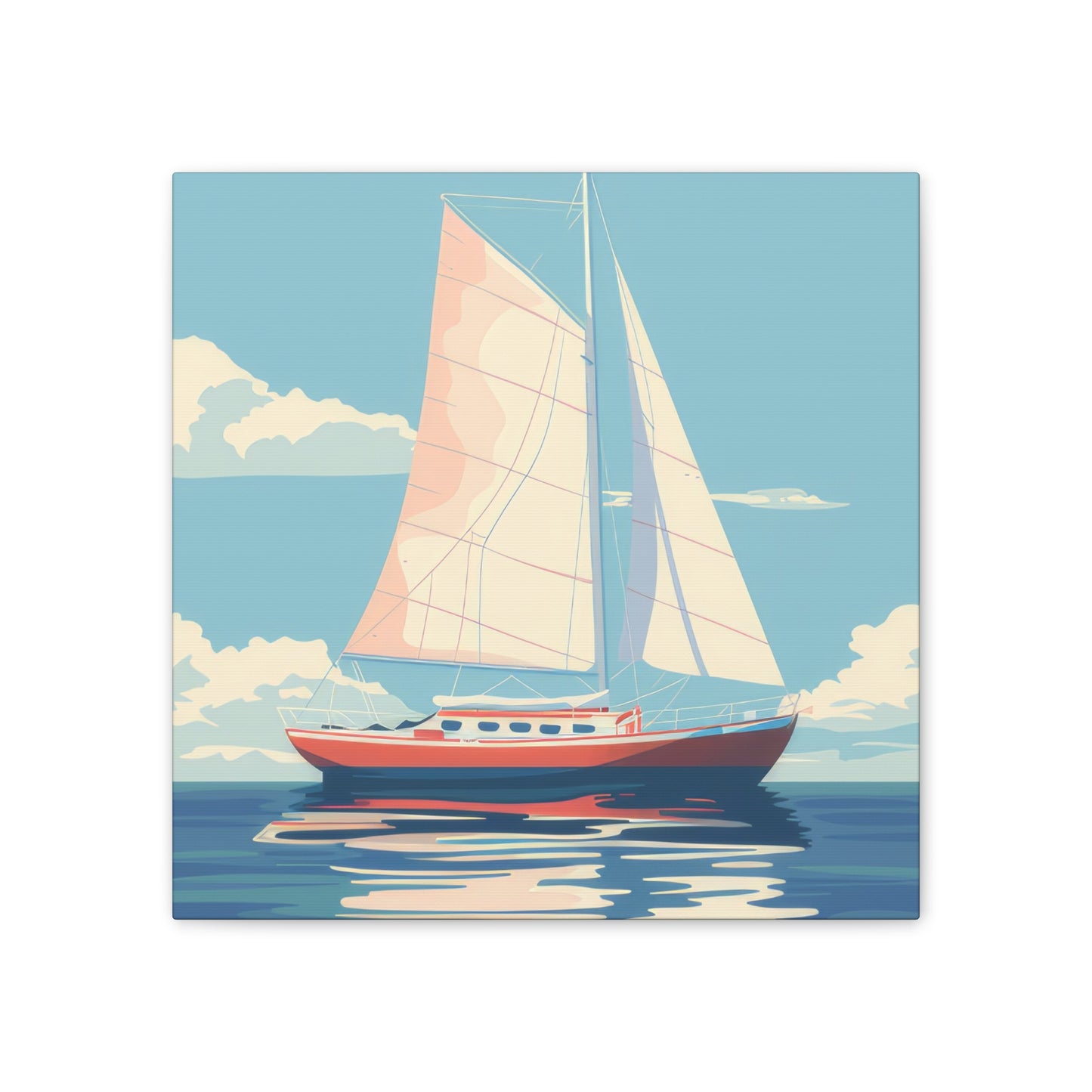 Sailing - Canvas Stretched, 0.75"