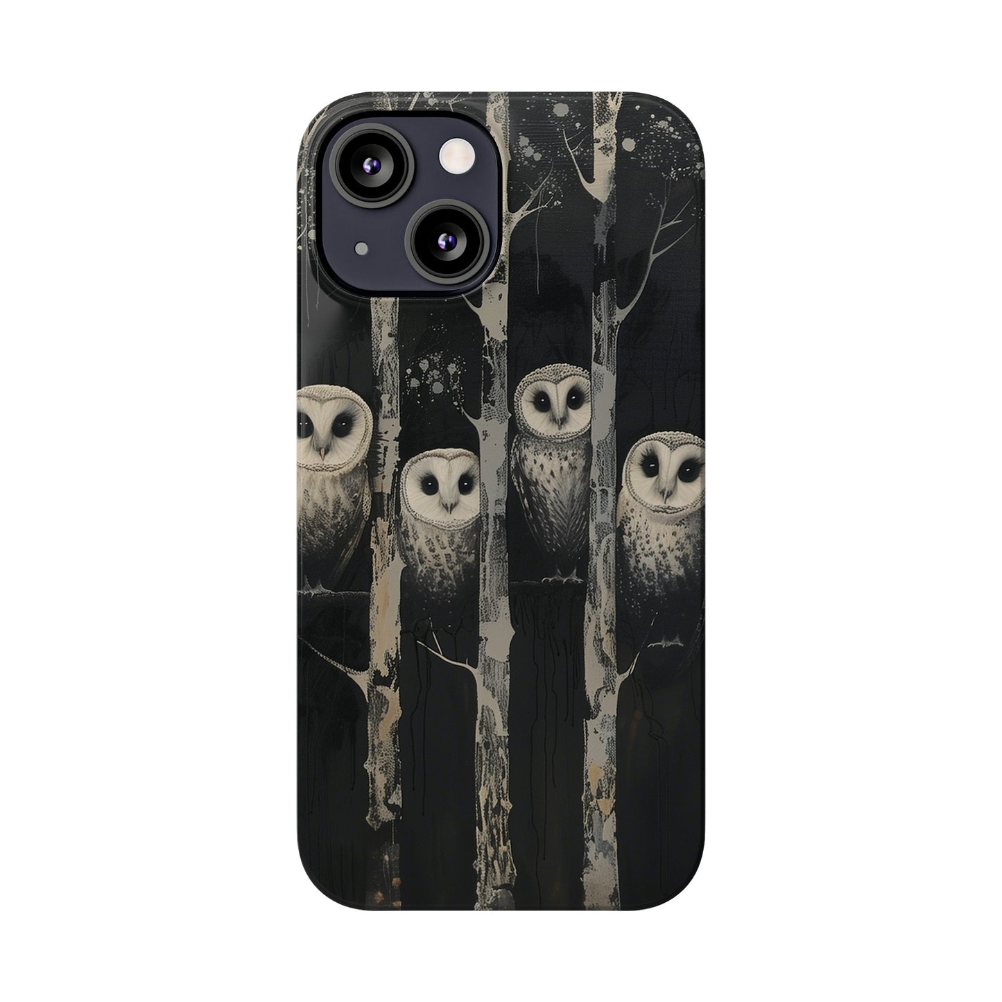 Owls at Night Phone Case