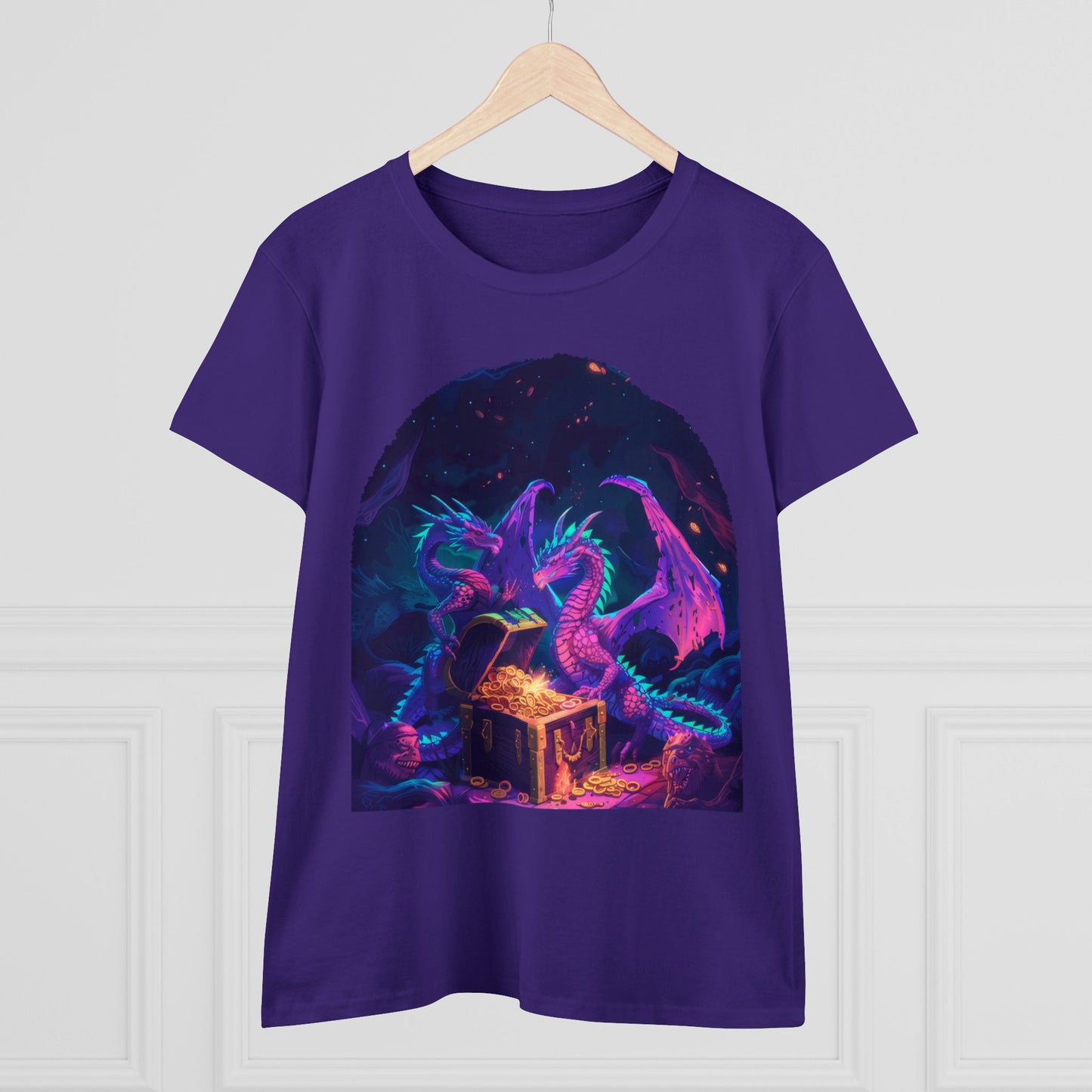 Dragons and Loot - Fantasy - Women's Midweight Cotton Tee