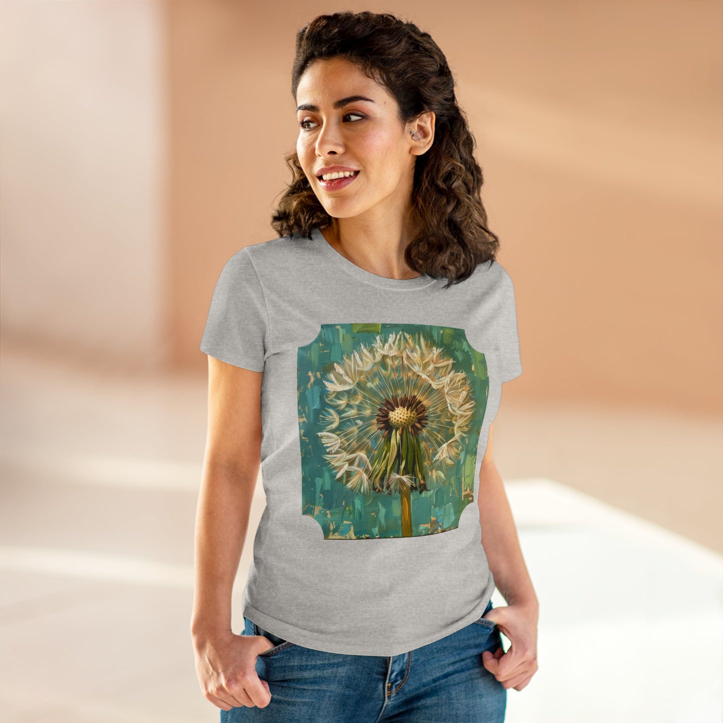 Dandelion - Flowers - Women's Midweight Cotton Tee