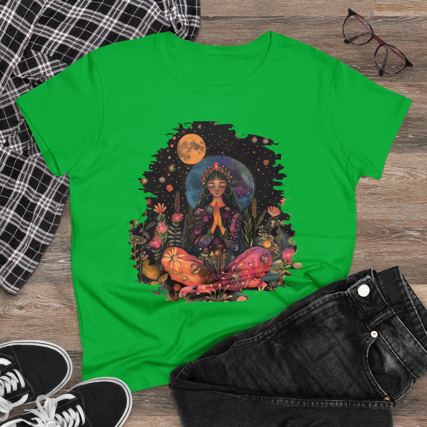 Meditation - Women's Midweight Cotton Tee