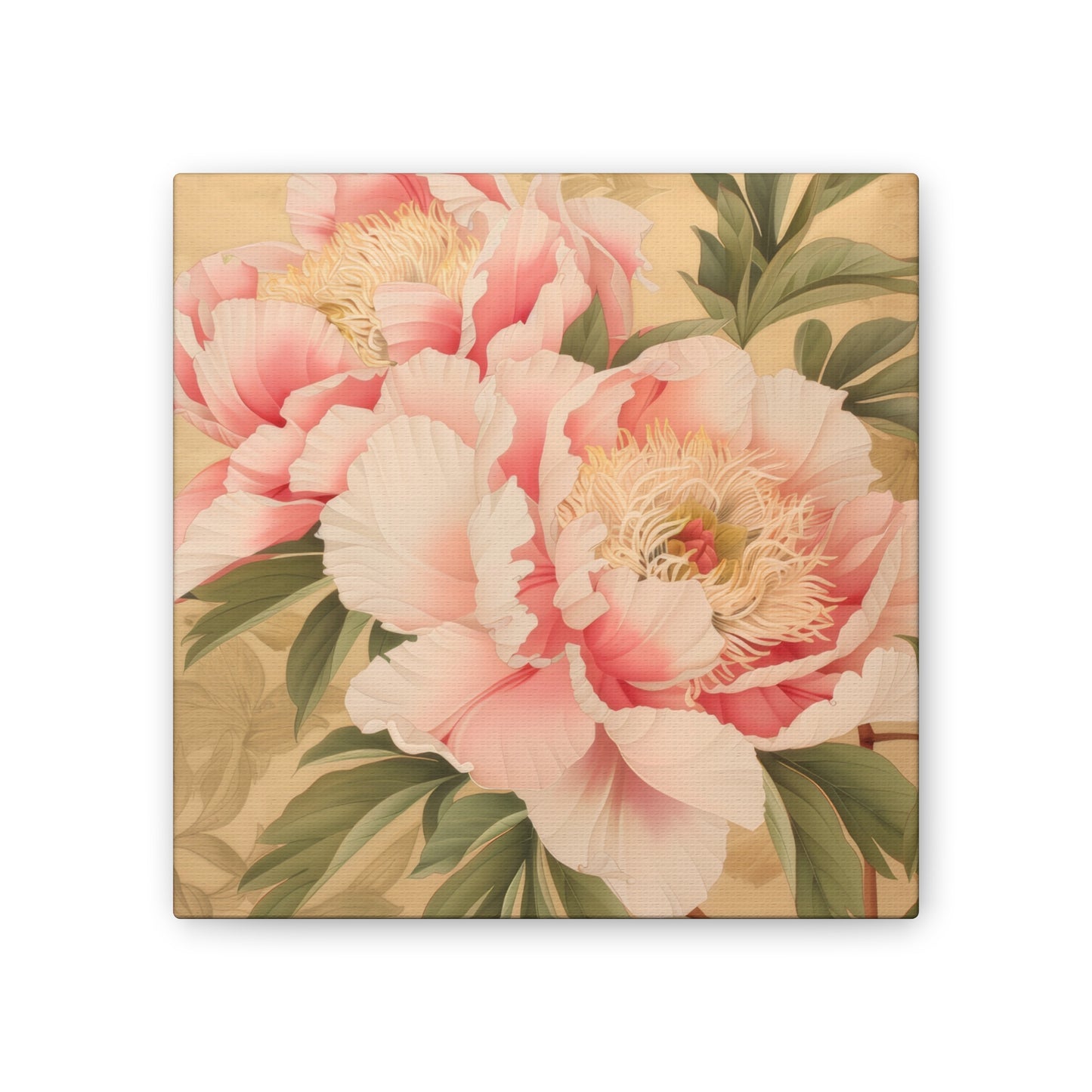 Peony - Canvas Stretched, 0.75"