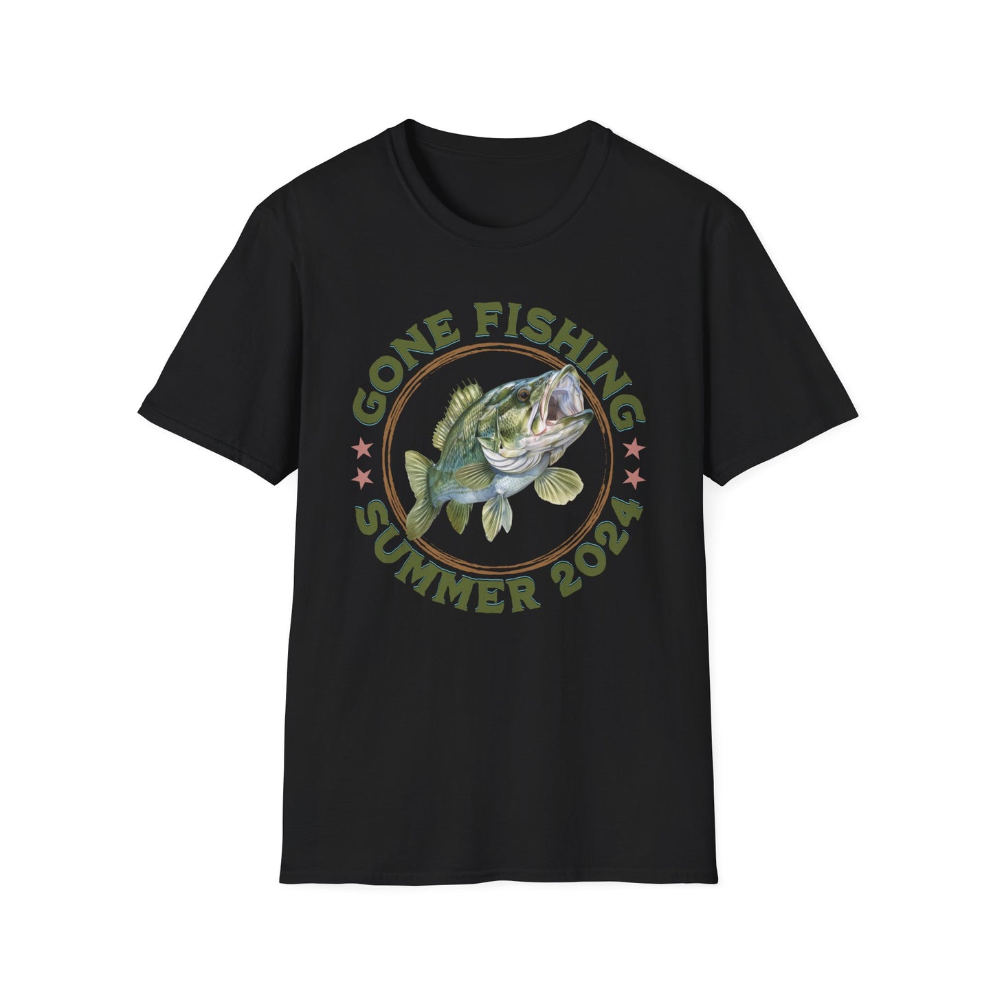 Gone Fishing - Unisex Softstyle T-Shirt