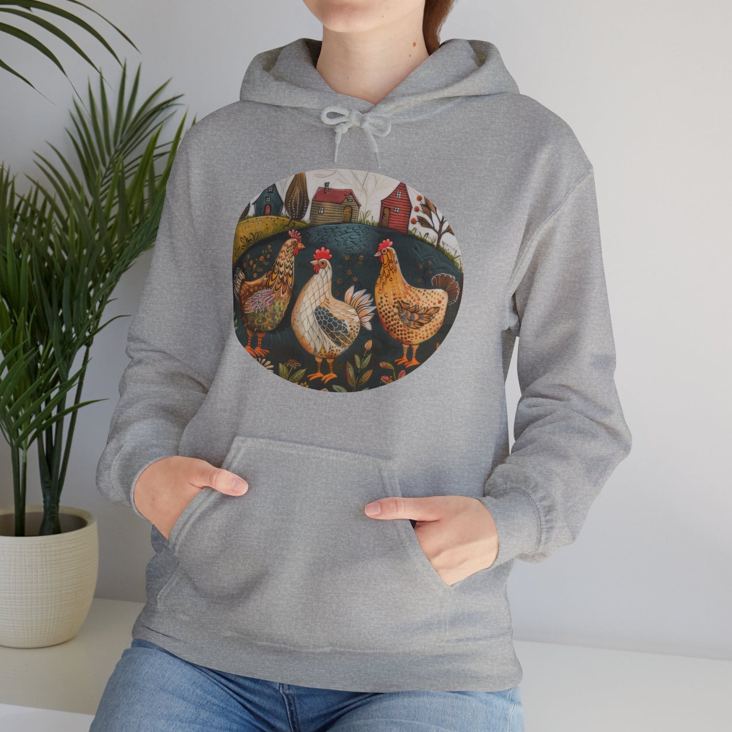 Chickens - Unisex Heavy Blend™ Hooded Sweatshirt