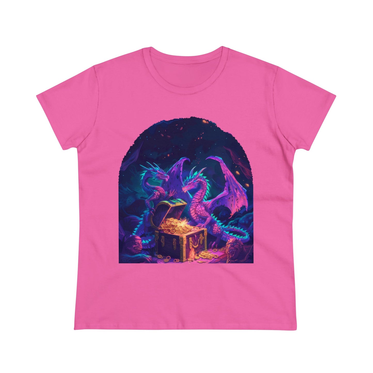 Dragons and Loot - Fantasy - Women's Midweight Cotton Tee