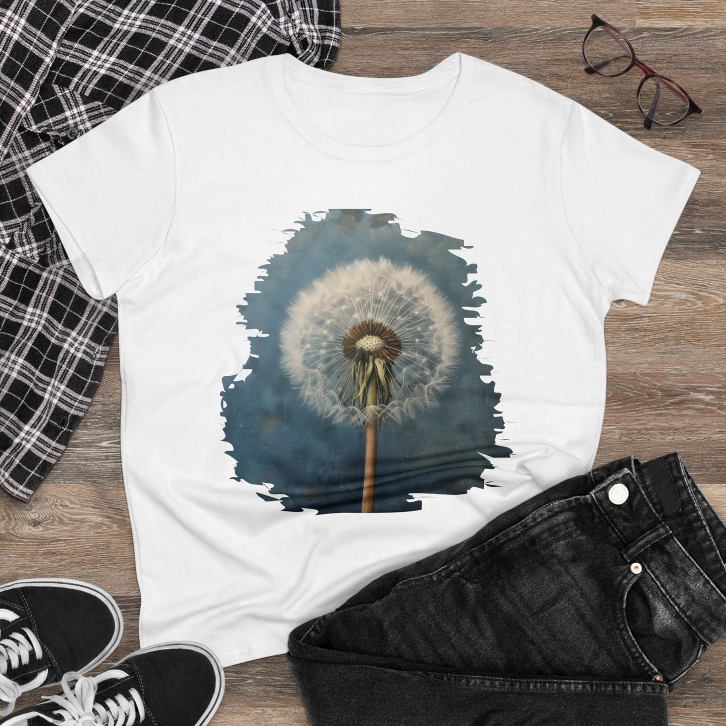 Dandelion - Flowers - Women's Midweight Cotton Tee