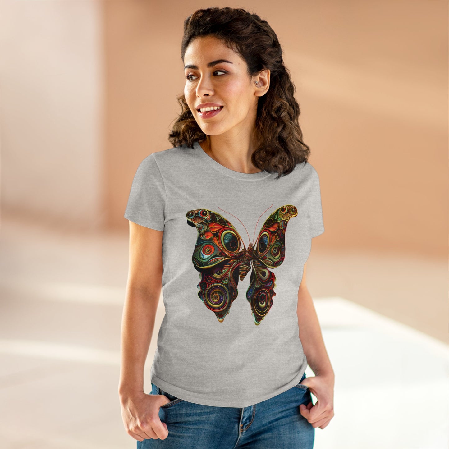 Butterfly - Women's Midweight Cotton Tee