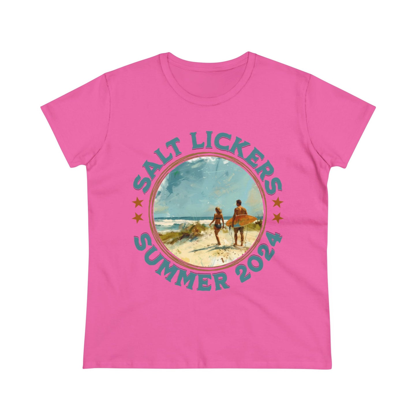 Surfing - Women's Midweight Cotton Tee