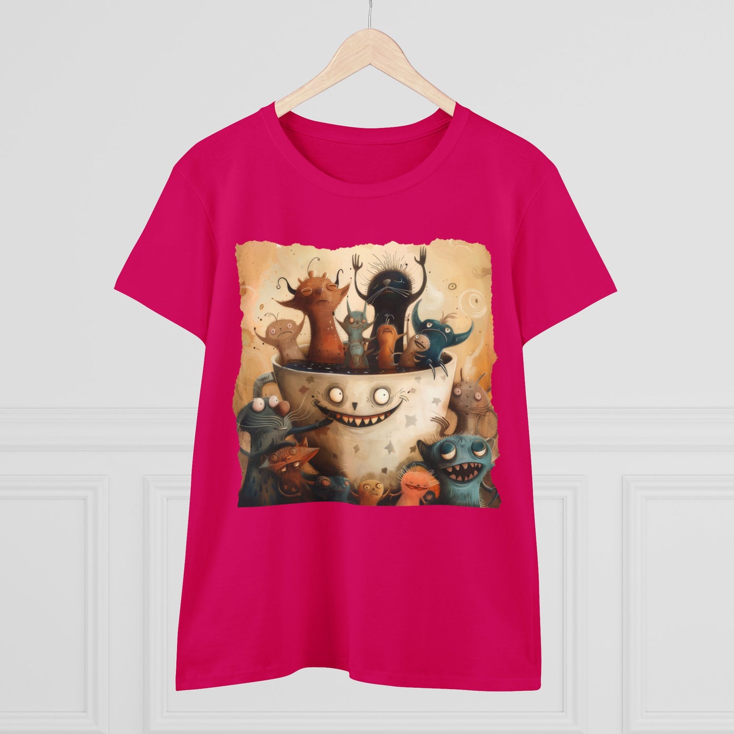 Coffee Critters - Women's Midweight Cotton Tee