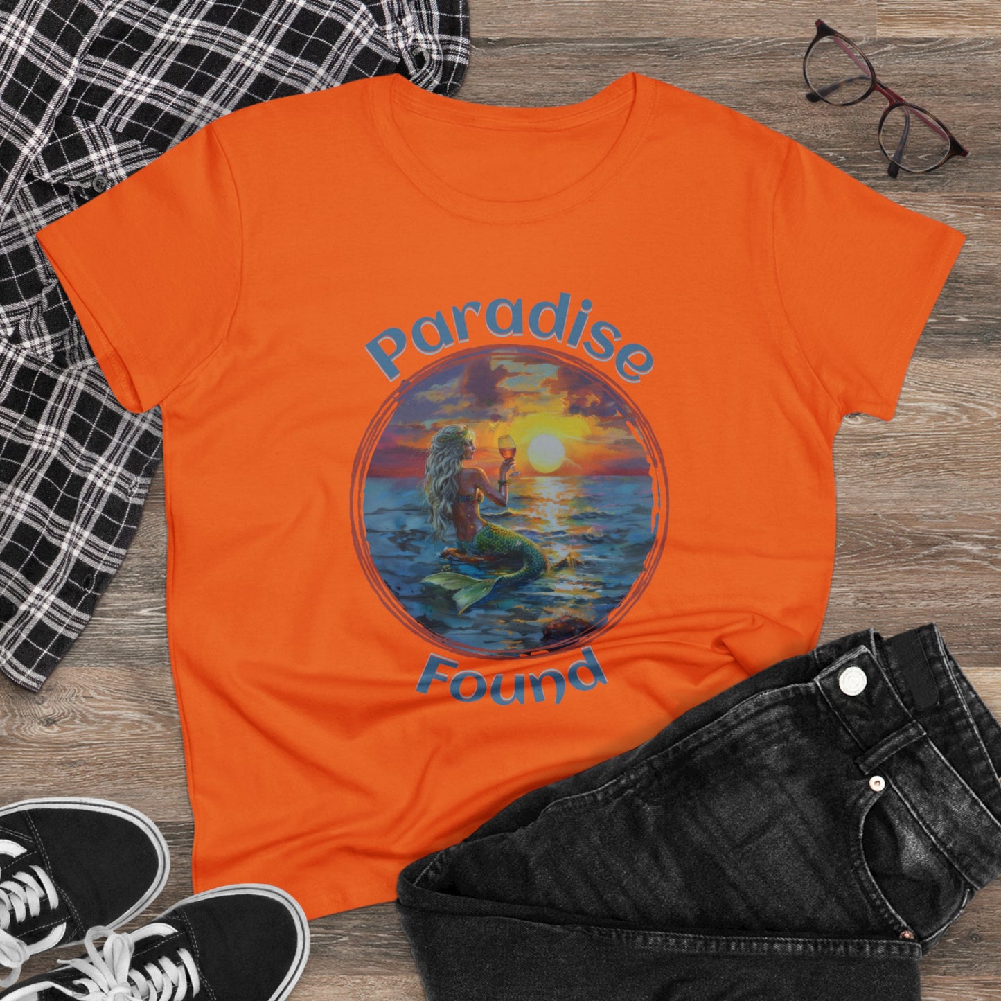 Paradise Found - Women's Midweight Cotton Tee