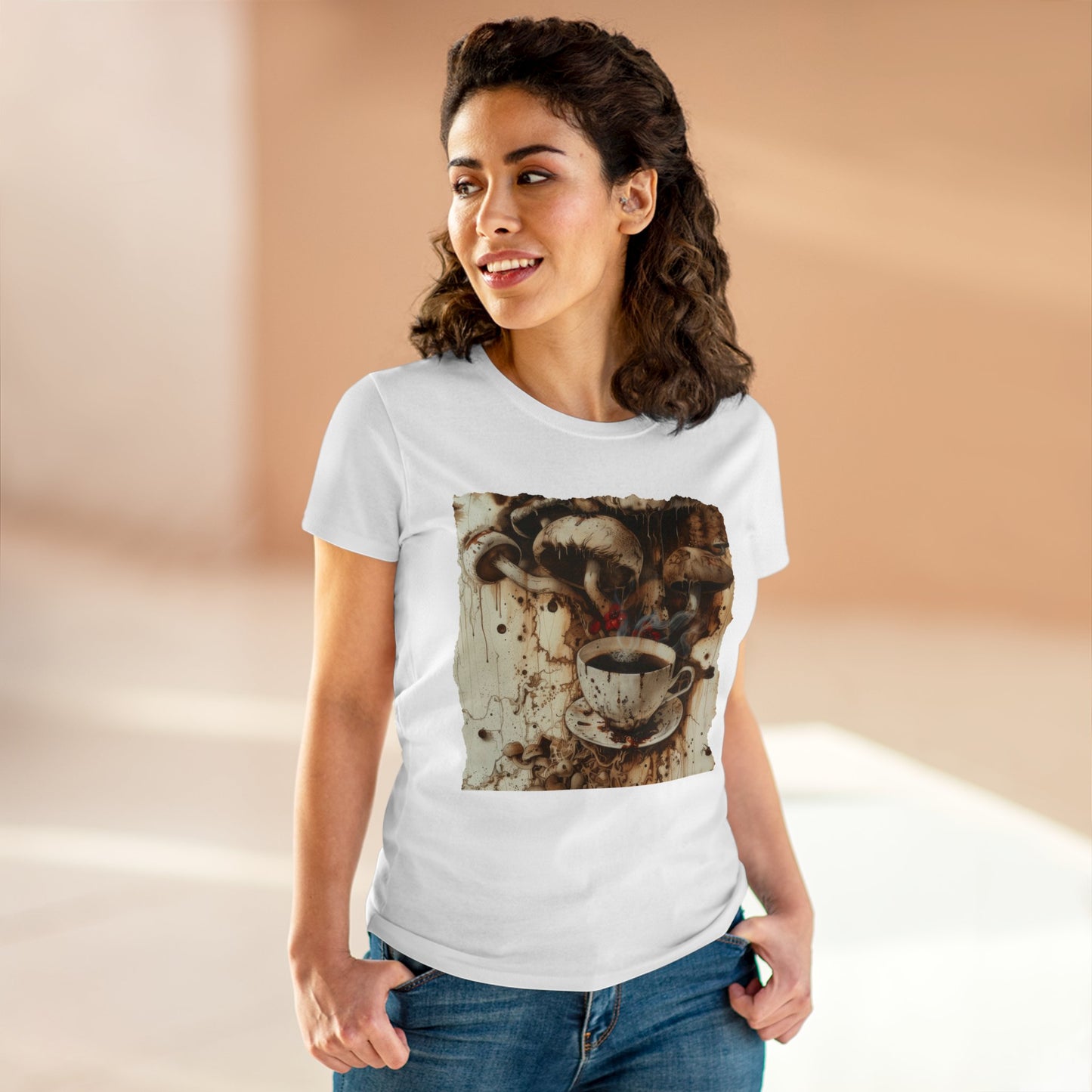 Organic Coffee - Women's Midweight Cotton Tee