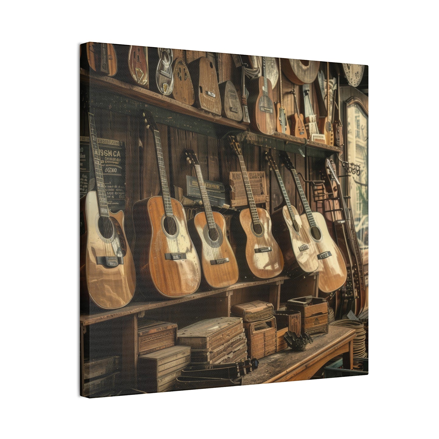 Luthier Shop - Canvas Stretched, 0.75"