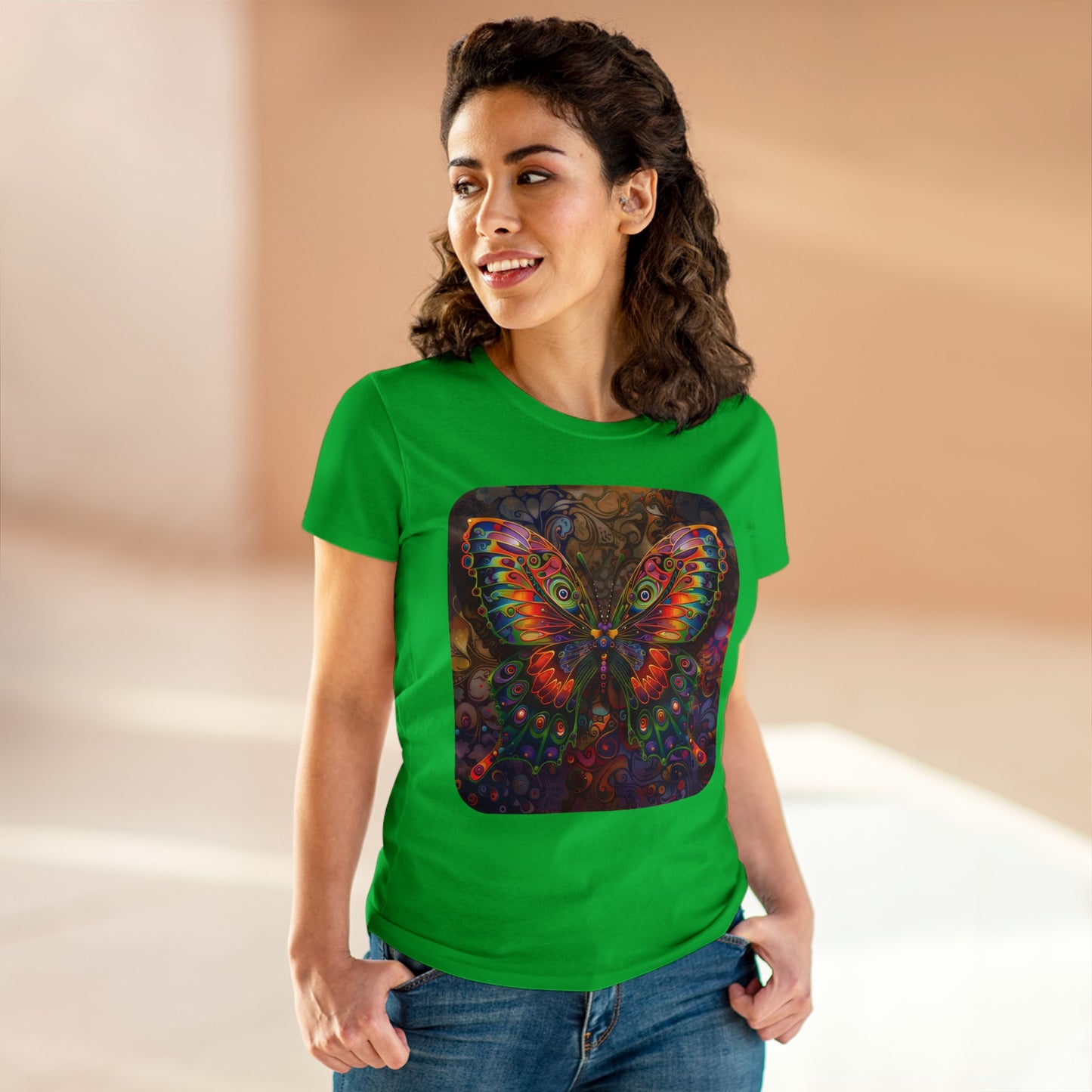 Butterfly - Women's Midweight Cotton Tee