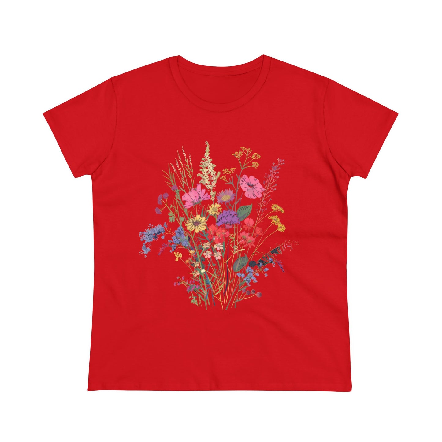 Wildflowers - Women's Midweight Cotton Tee