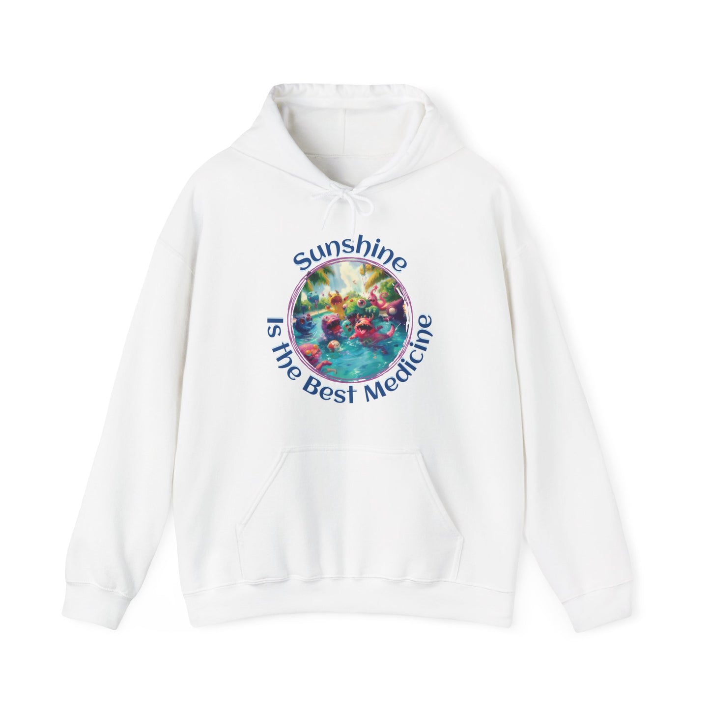 Sunshine is the Best Medicine - Unisex Heavy Blend™ Hooded Sweatshirt