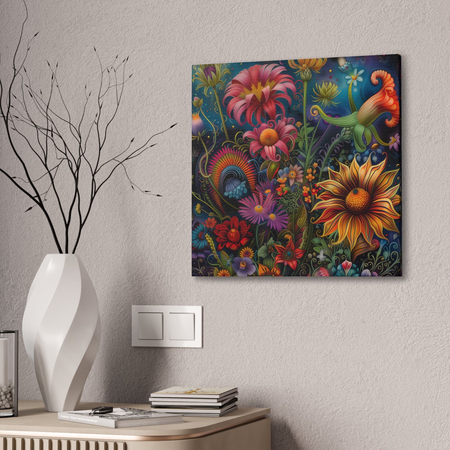 Flowers - Canvas Stretched, 0.75"