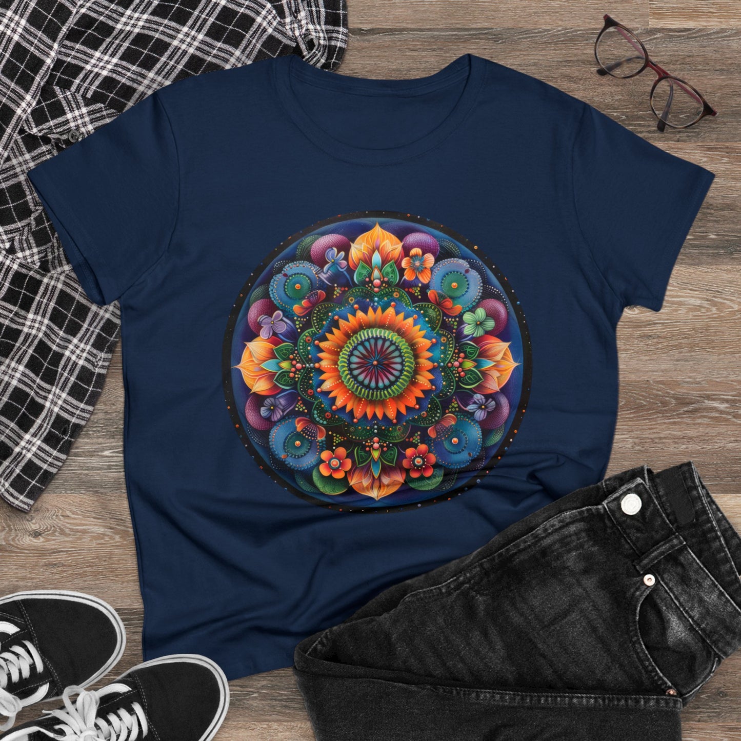 Mandala - Women's Midweight Cotton Tee