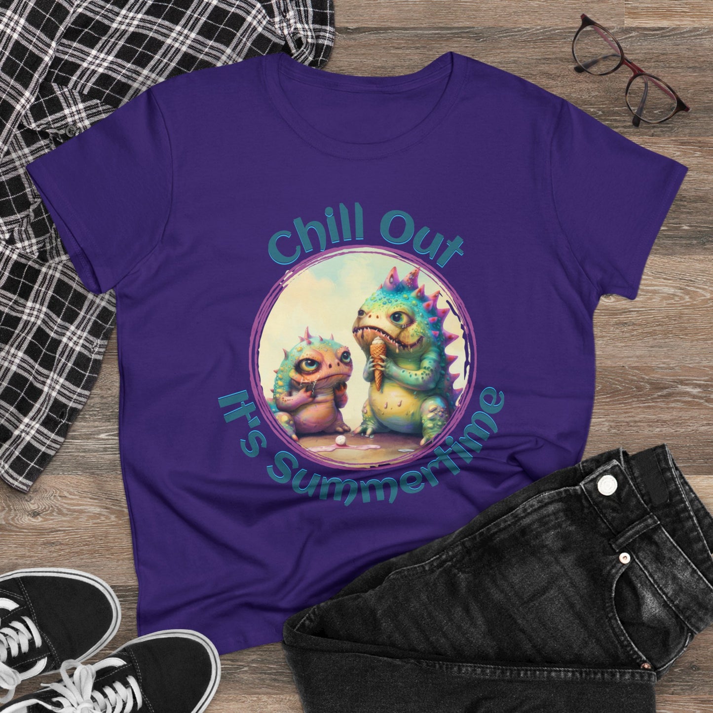 Chill Out for Summer - Women's Midweight Cotton Tee