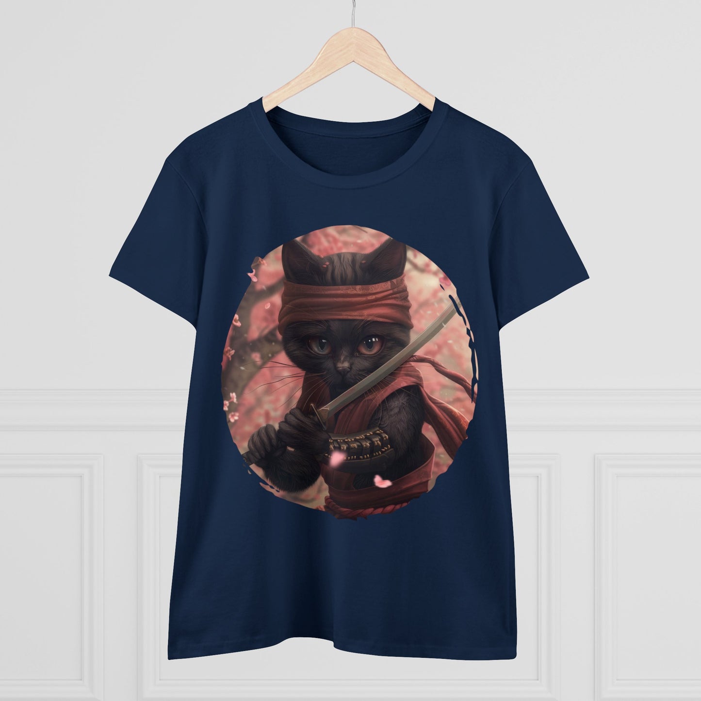 Ninja Kitty - Women's Midweight Cotton Tee