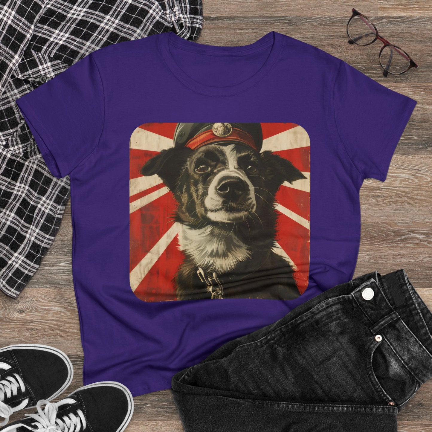 Comrade Canine - Women's Midweight Cotton Tee