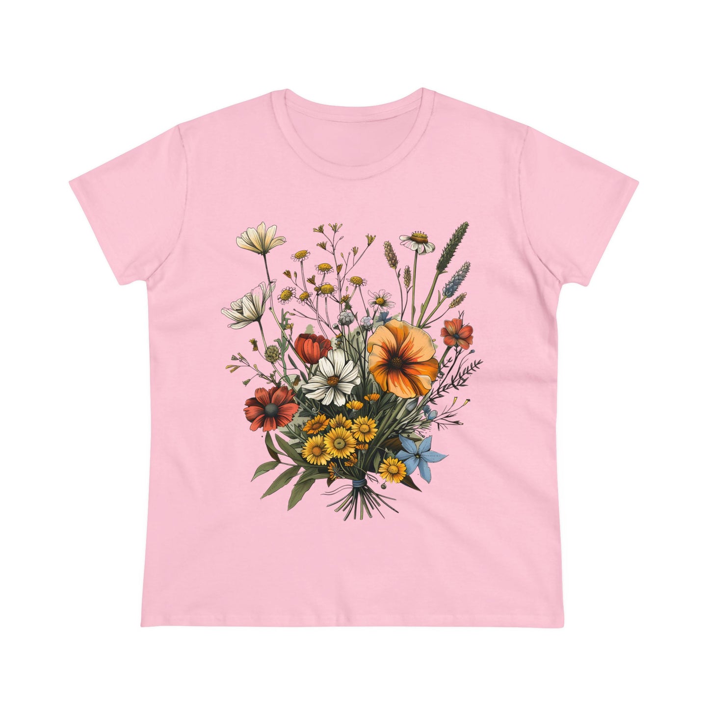 Wildflowers - Women's Midweight Cotton Tee