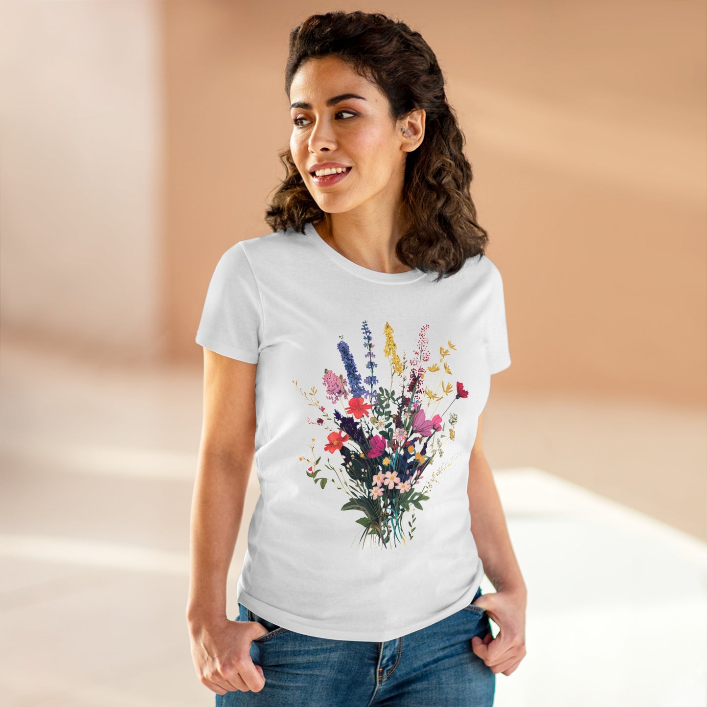 Wildflowers - Women's Midweight Cotton Tee