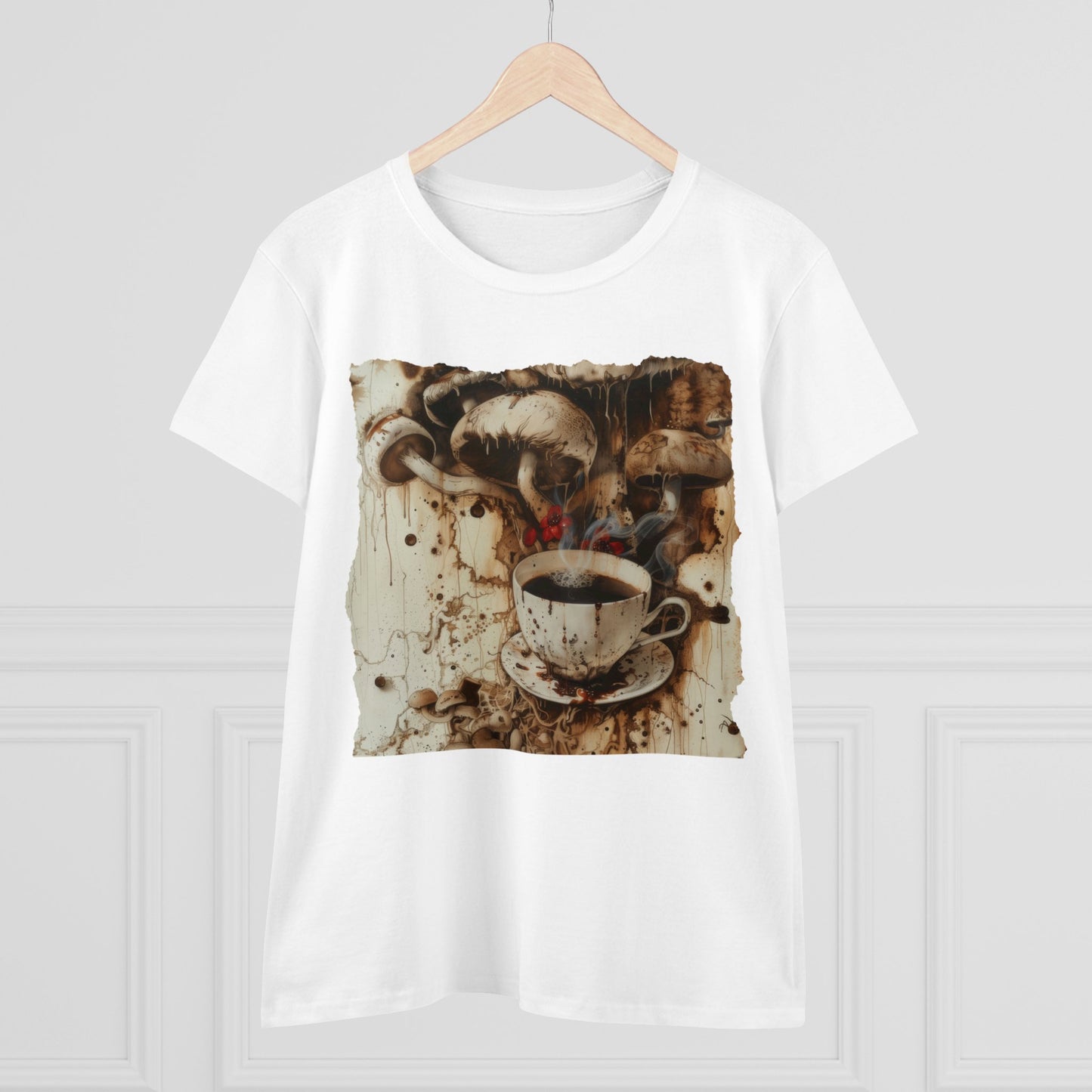 Organic Coffee - Women's Midweight Cotton Tee